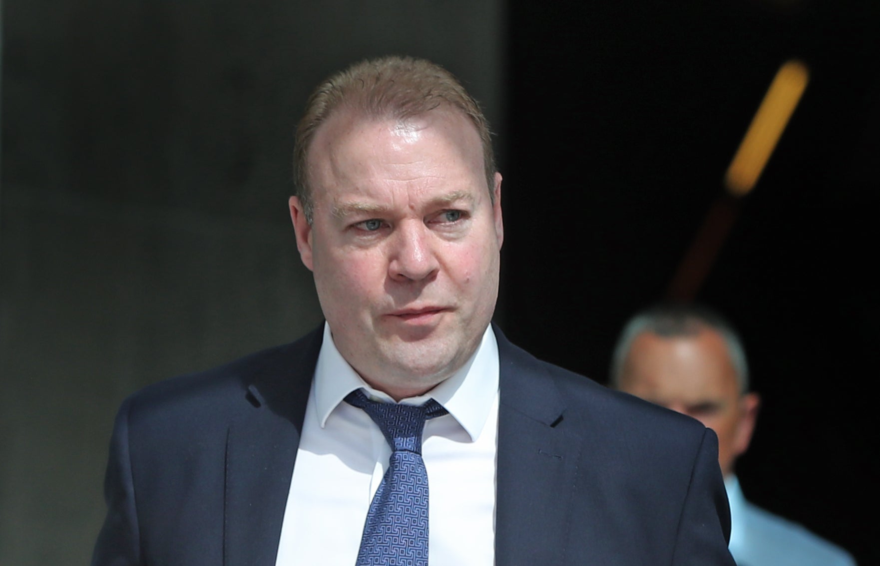 Businessman Jim Mansfield Jnr leaving Dublin’s Central Criminal Court following a previous hearing (Niall Carson/PA)