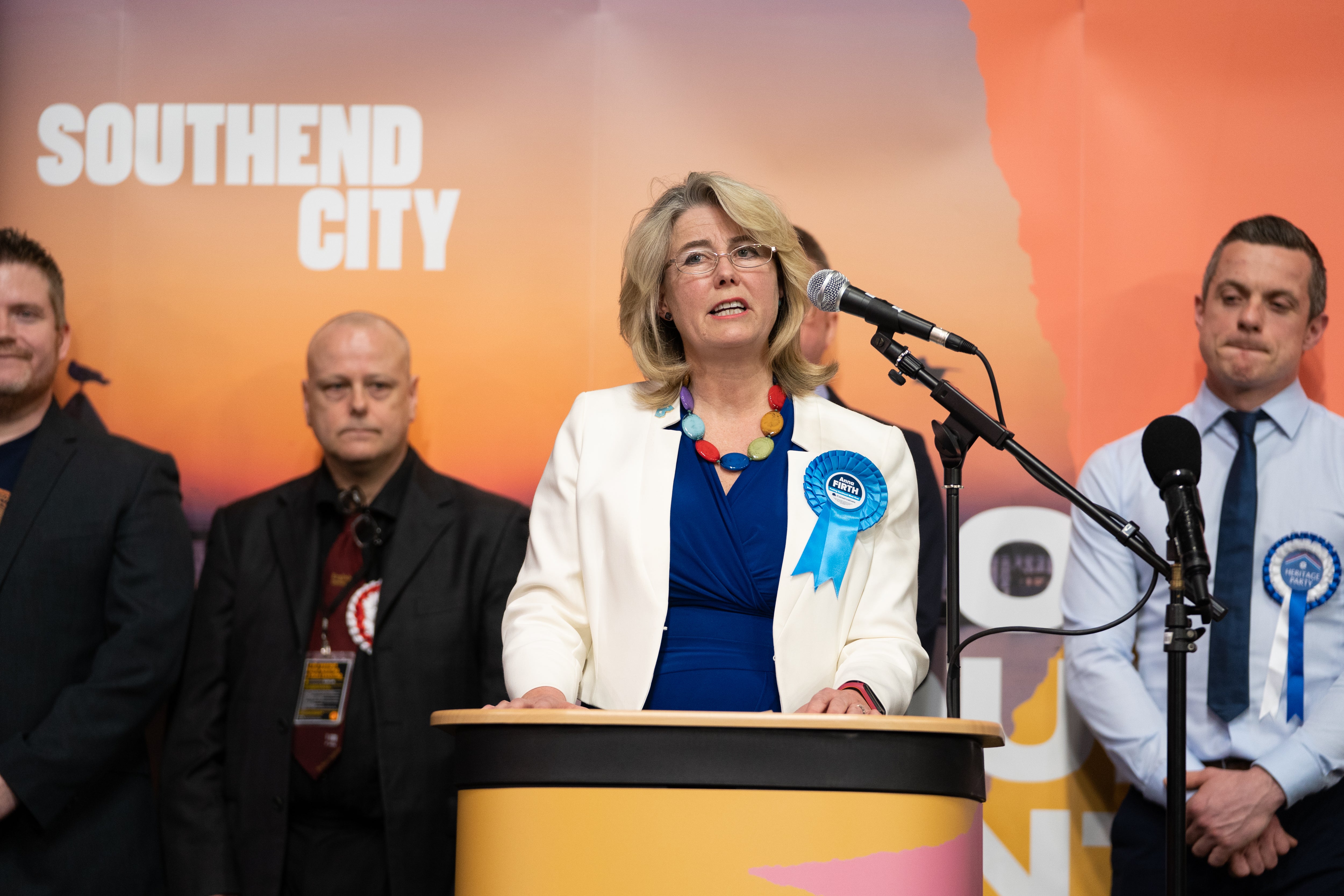 Newly elected Conservative MP Anna Firth (Joe Giddens/PA)