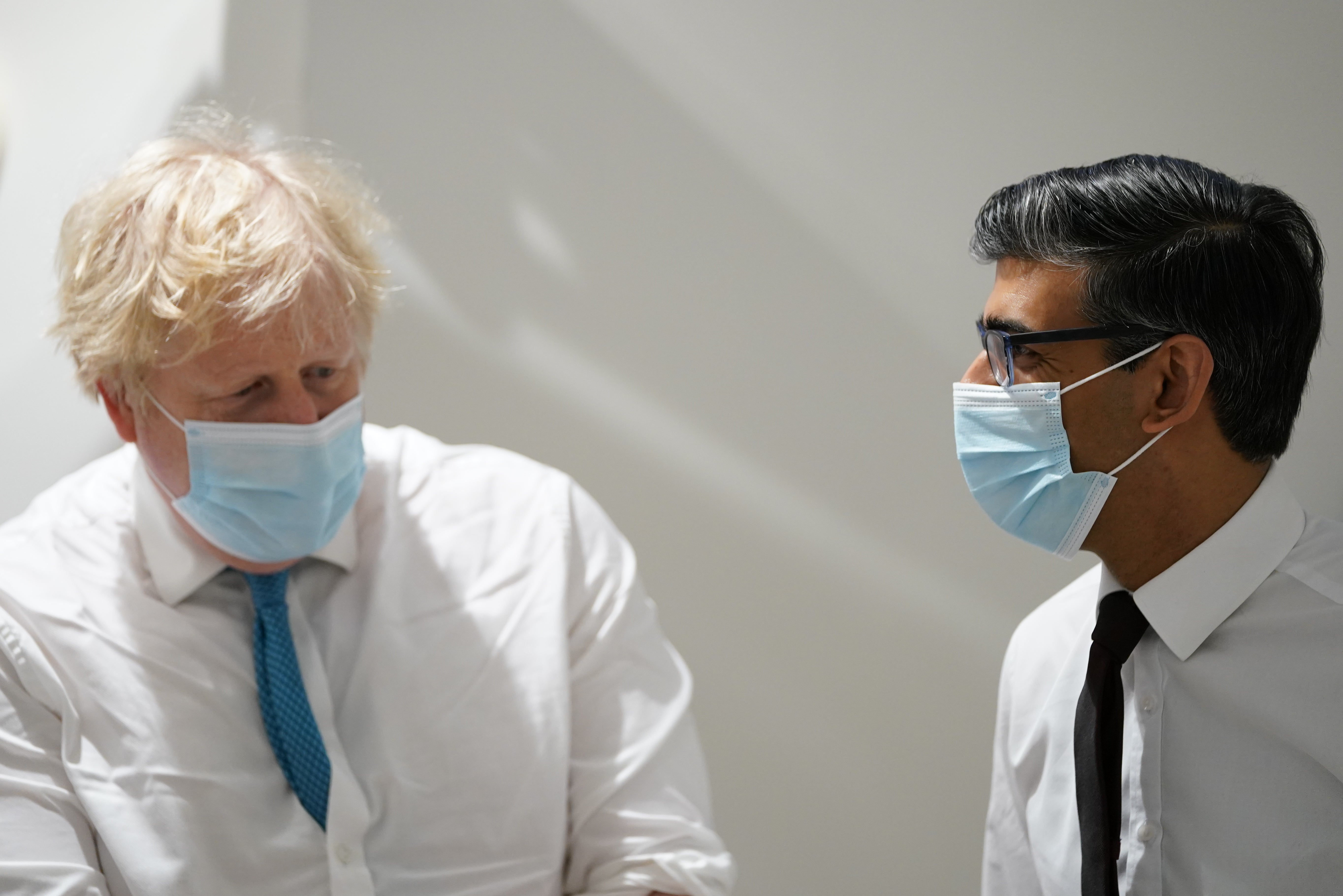 Prime Minister Boris Johnson and Chancellor Rishi Sunak (Gareth Fuller/PA)