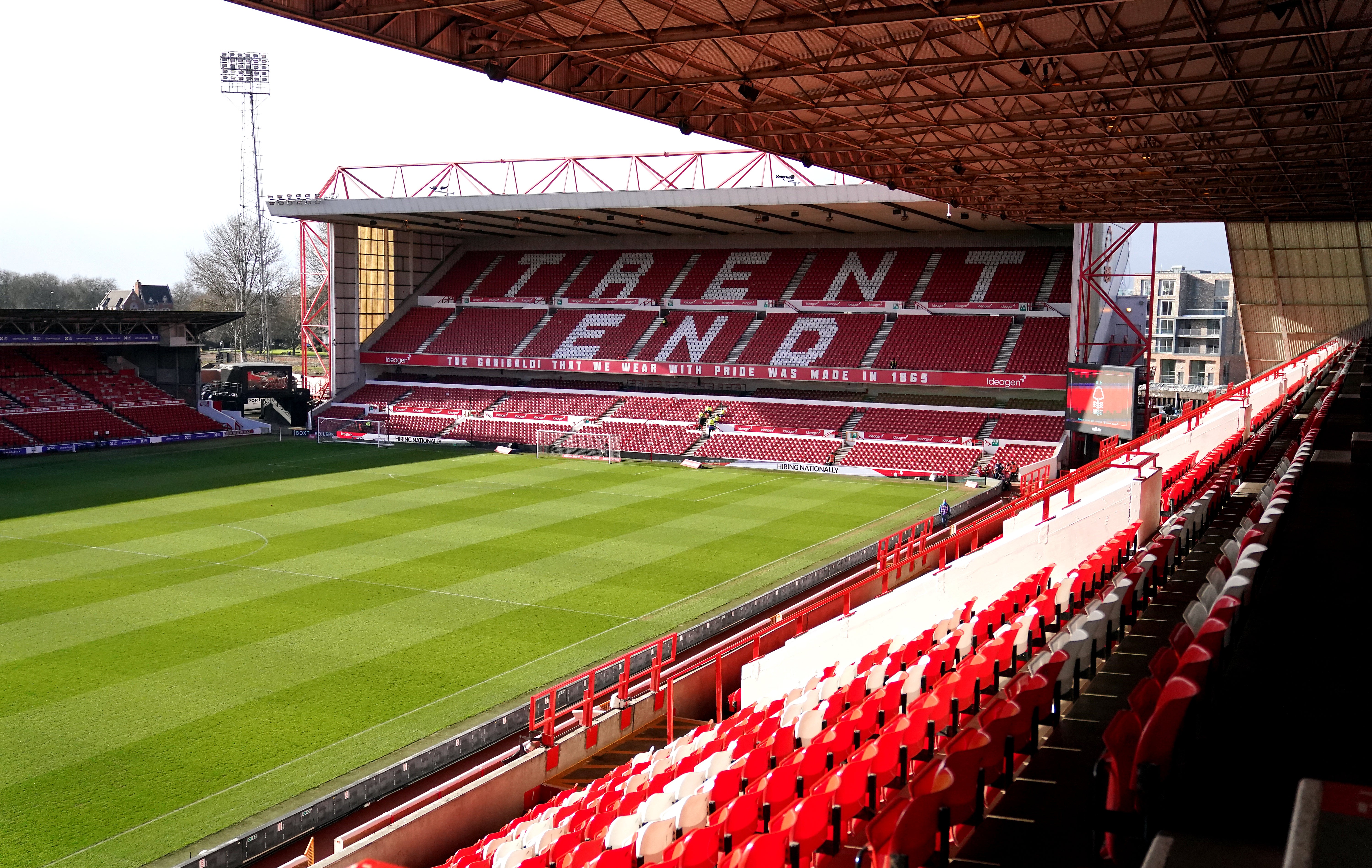 The match took place at the City Ground, Nottingham (Tim Goode/PA)