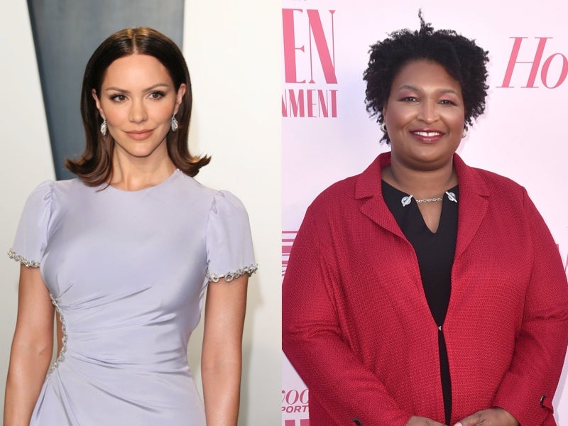 Katharine McPhee calls out Stacey Abrams over maskless photo