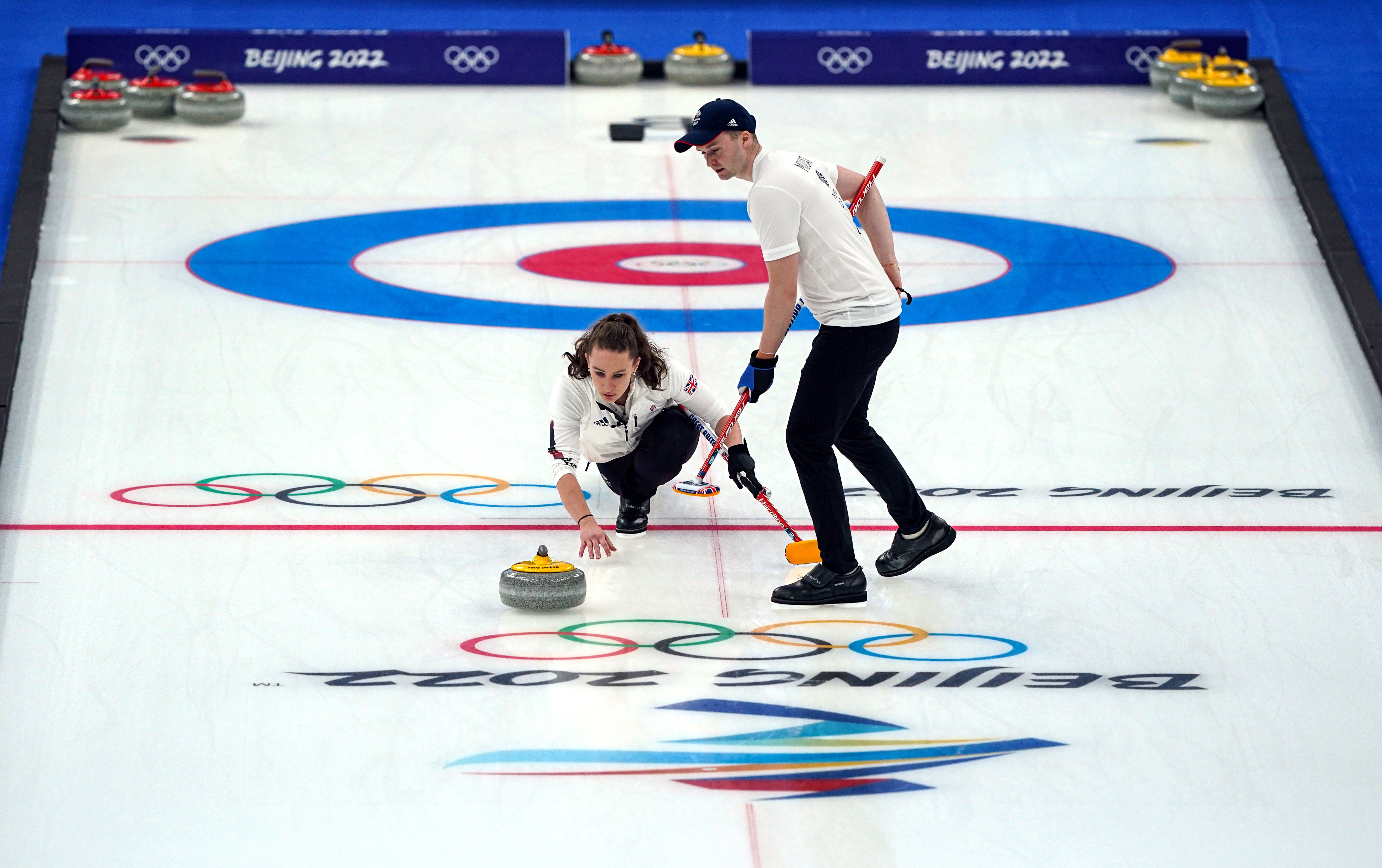 Great Britain’s Jennifer Dodds and Bruce Mouat lost their bronze medal match 9-3 against Sweden (Andrew Milligan/PA Images).