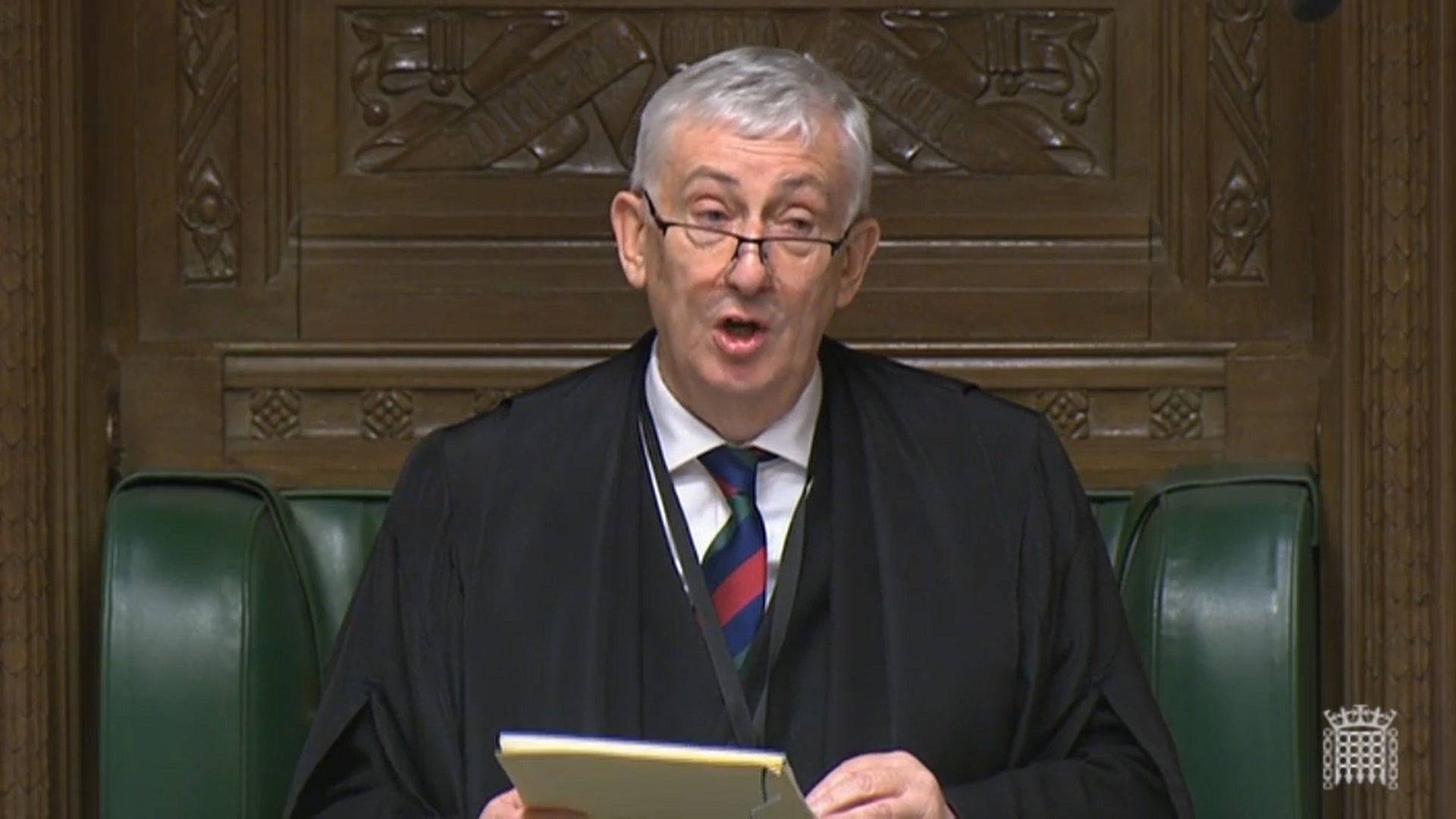 Speaker Sir Lindsay Hoyle in the Commons