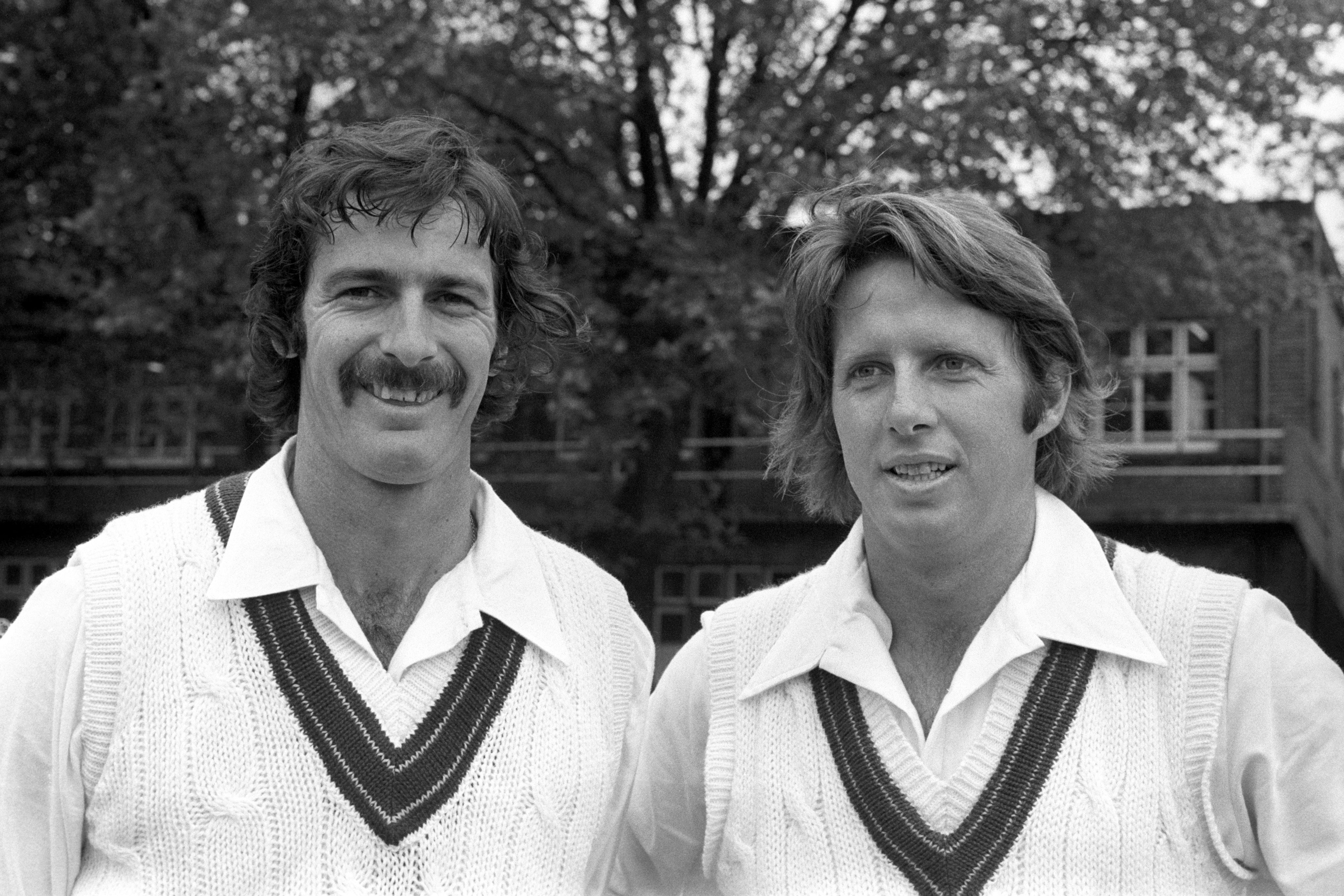 Dennis Lillee, left, and Jeff Thomson (PA)