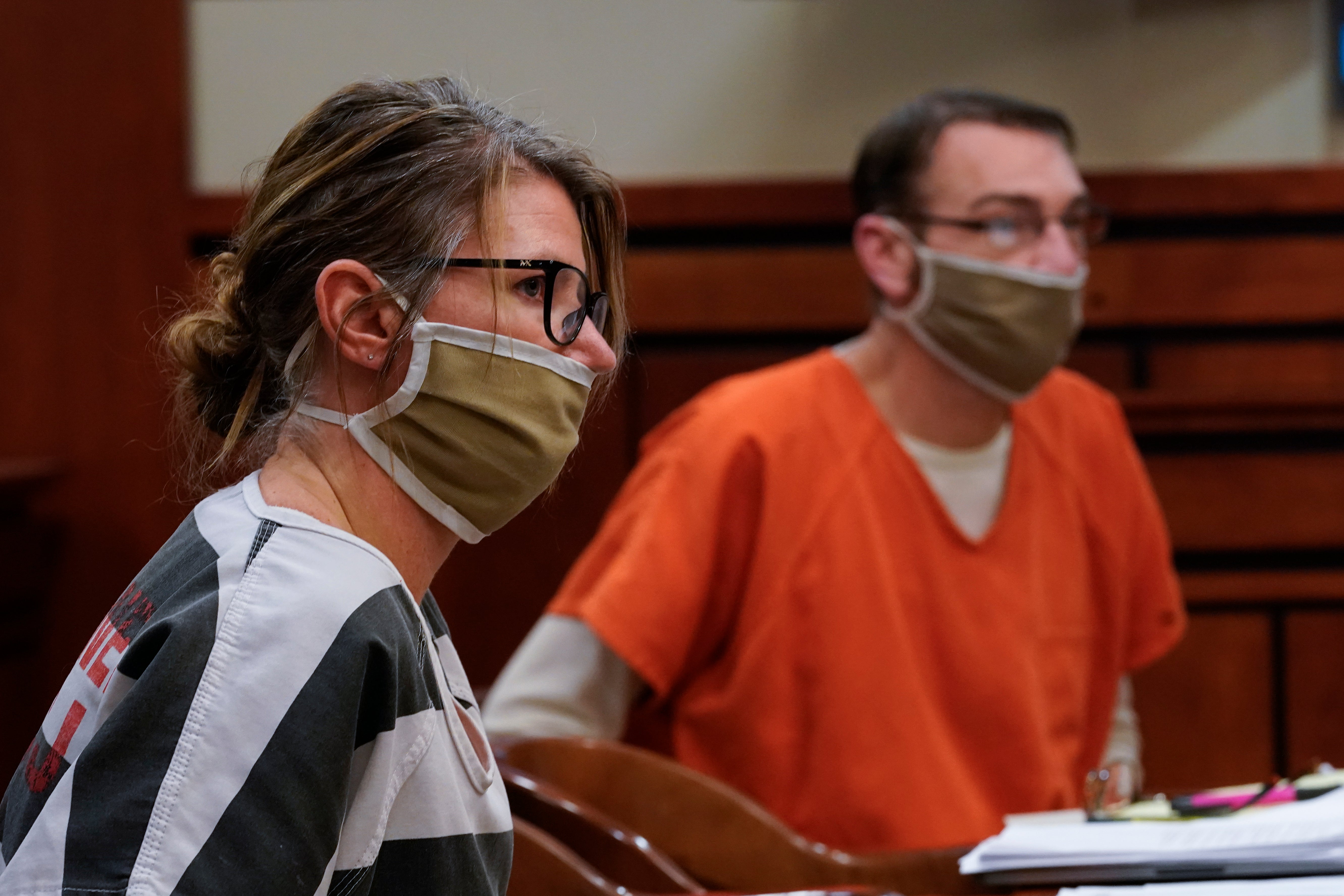 James and Jennifer Crumbley appear in court for a preliminary hearing on involuntary manslaughter charges on Tuesday