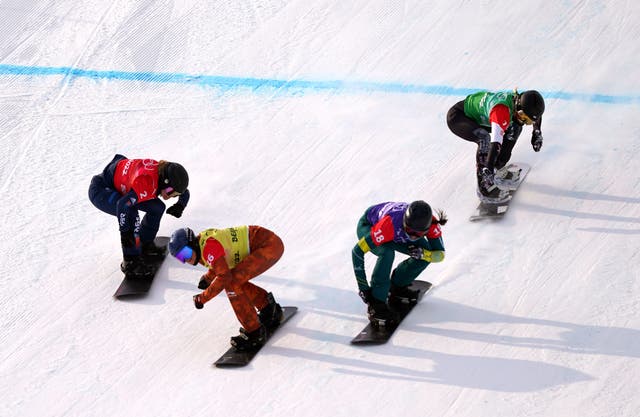 Charlotte Bankes, left, failed to qualify from the quarter-finals (Andrew Milligan/PA)