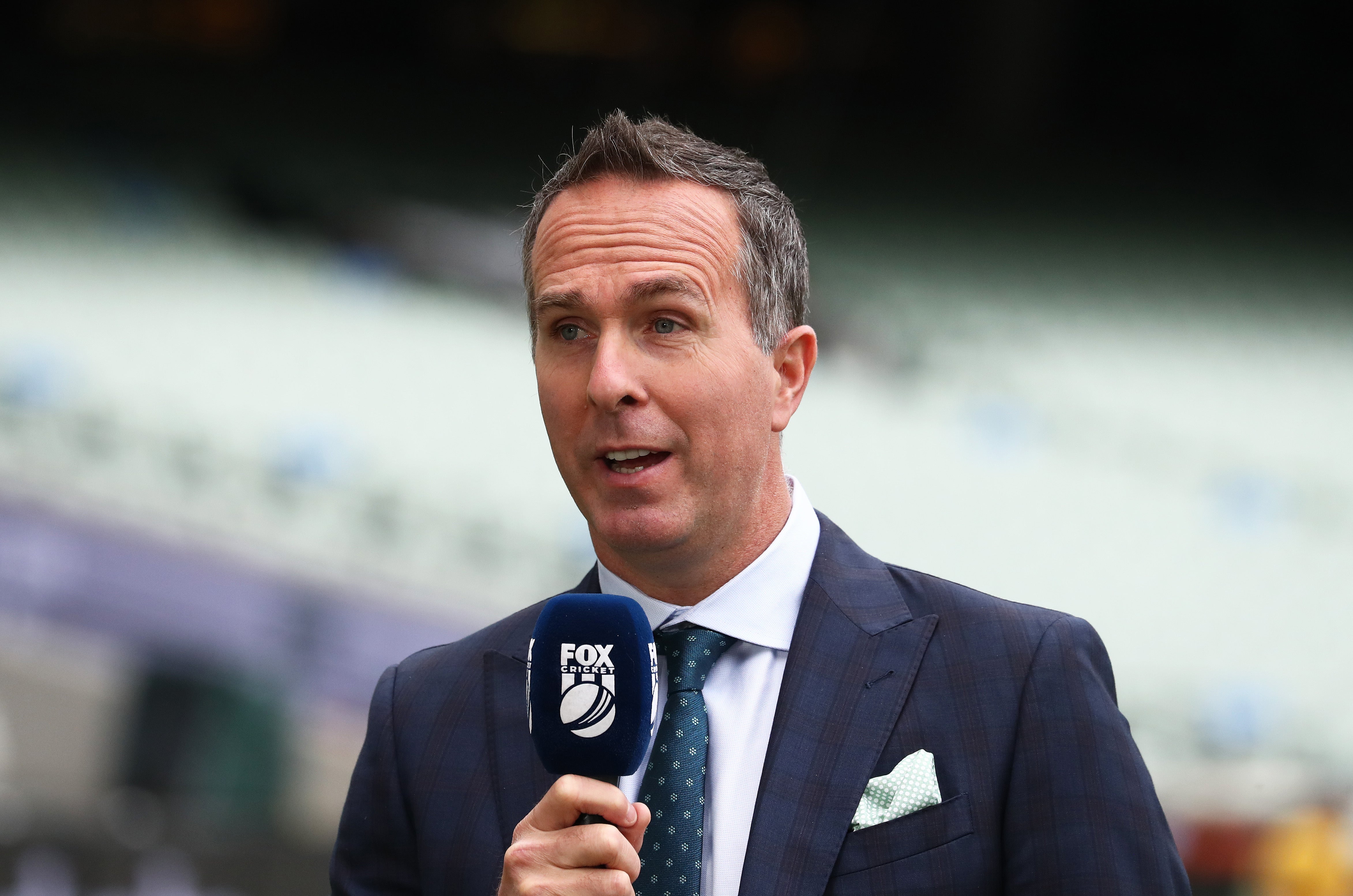 Michael Vaughan was removed from the audio feed supplied to BT Sport for the Ashes