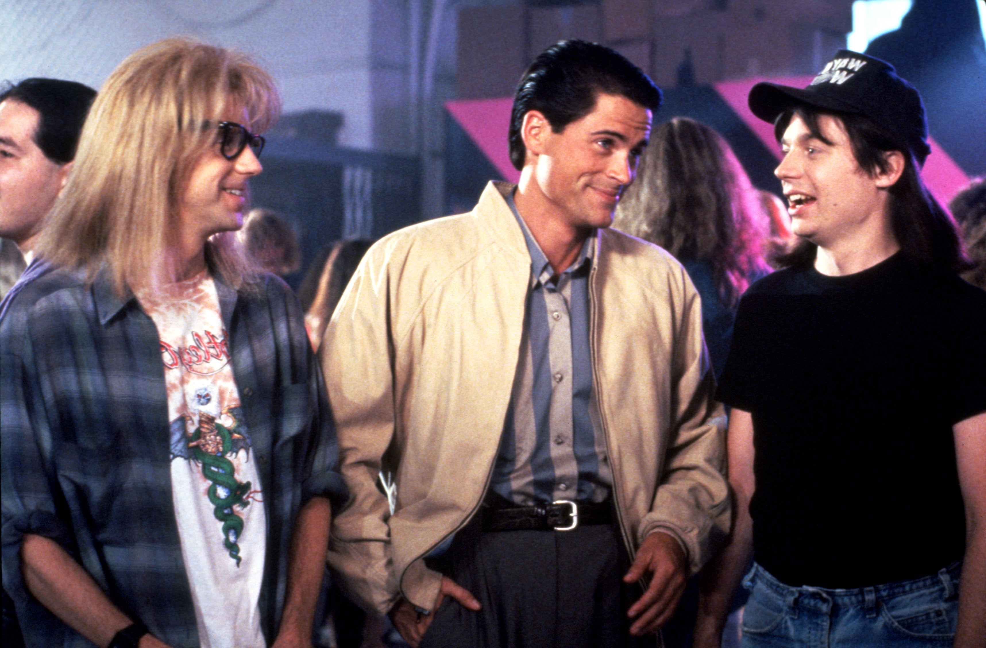 Dana Carvey, Rob Lowe and Mike Myers in ‘Wayne’s World'