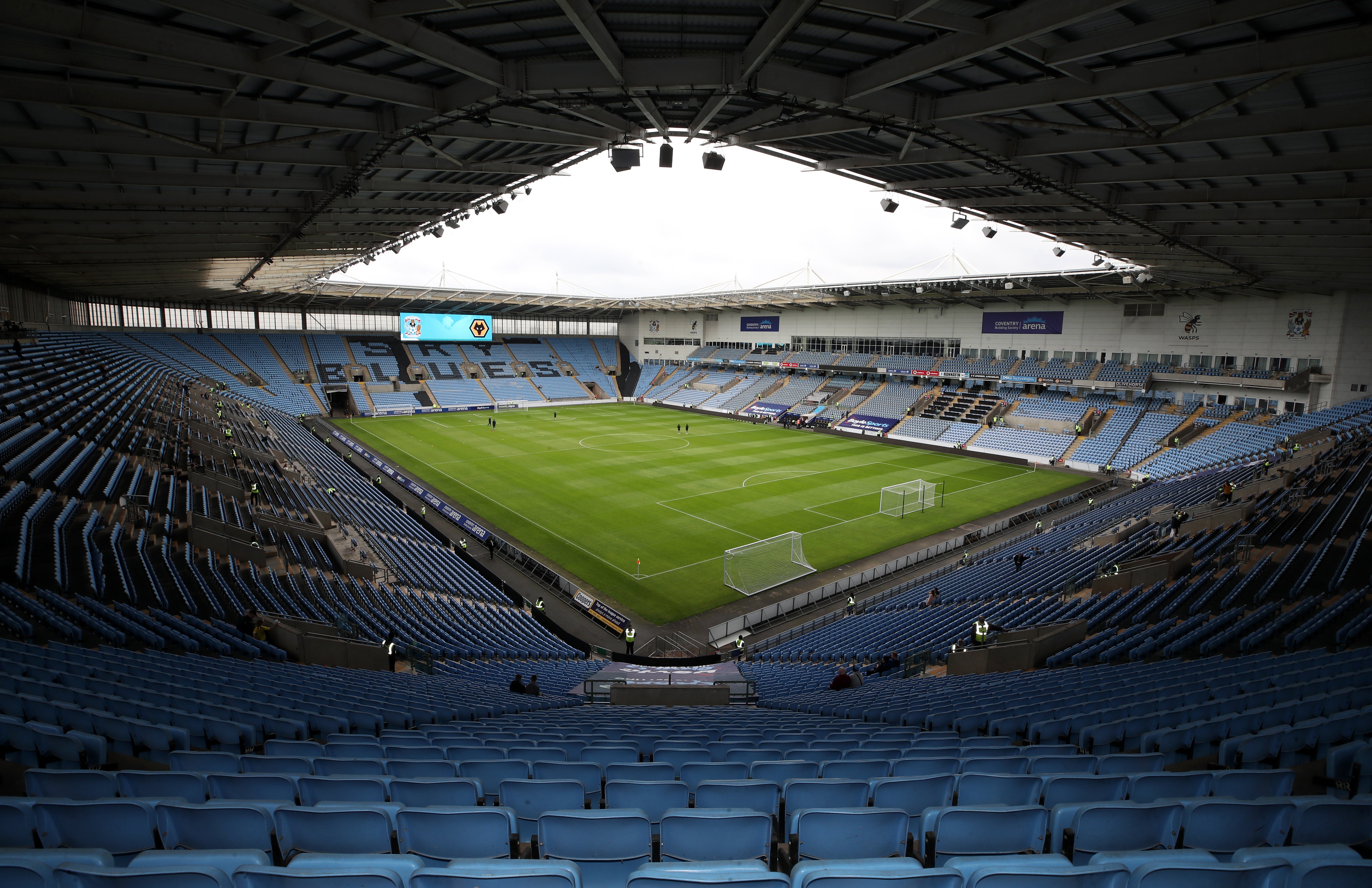 A general view of the Coventry Building Society Arena (PA)