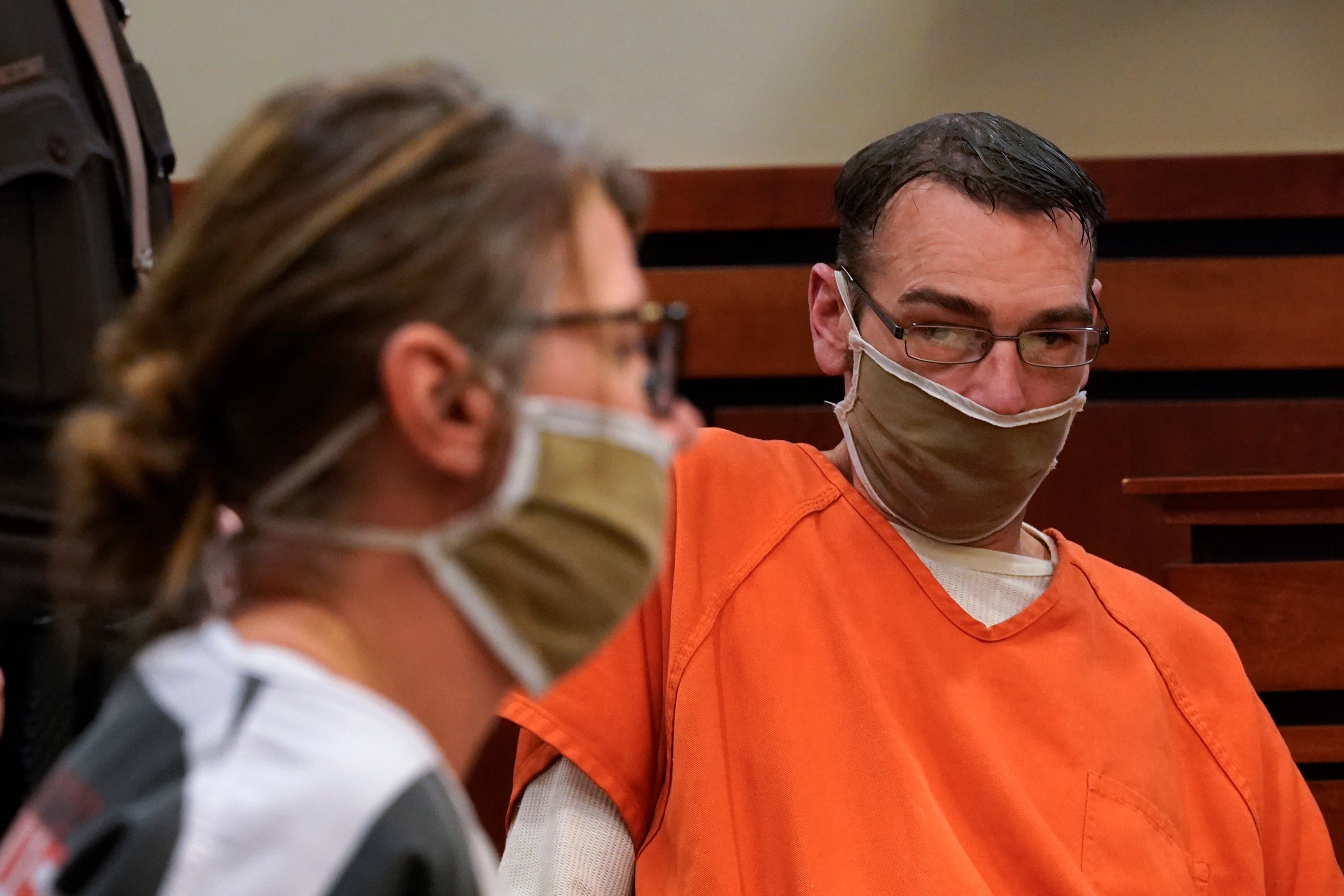 James and Jennifer Crumbley in court during a preliminary hearing