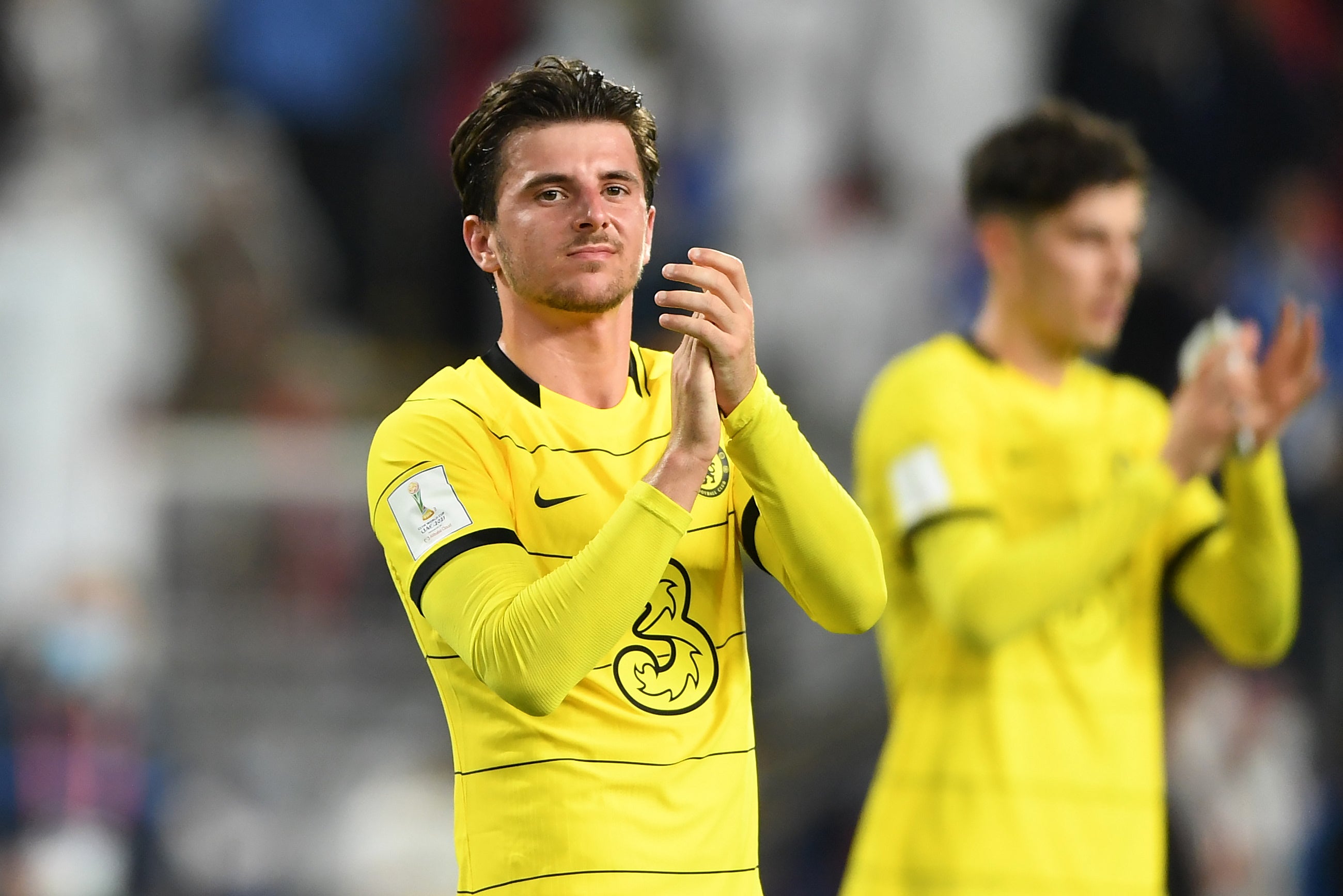 Chelsea’s Mason Mount applauds the fans (PA Wire)