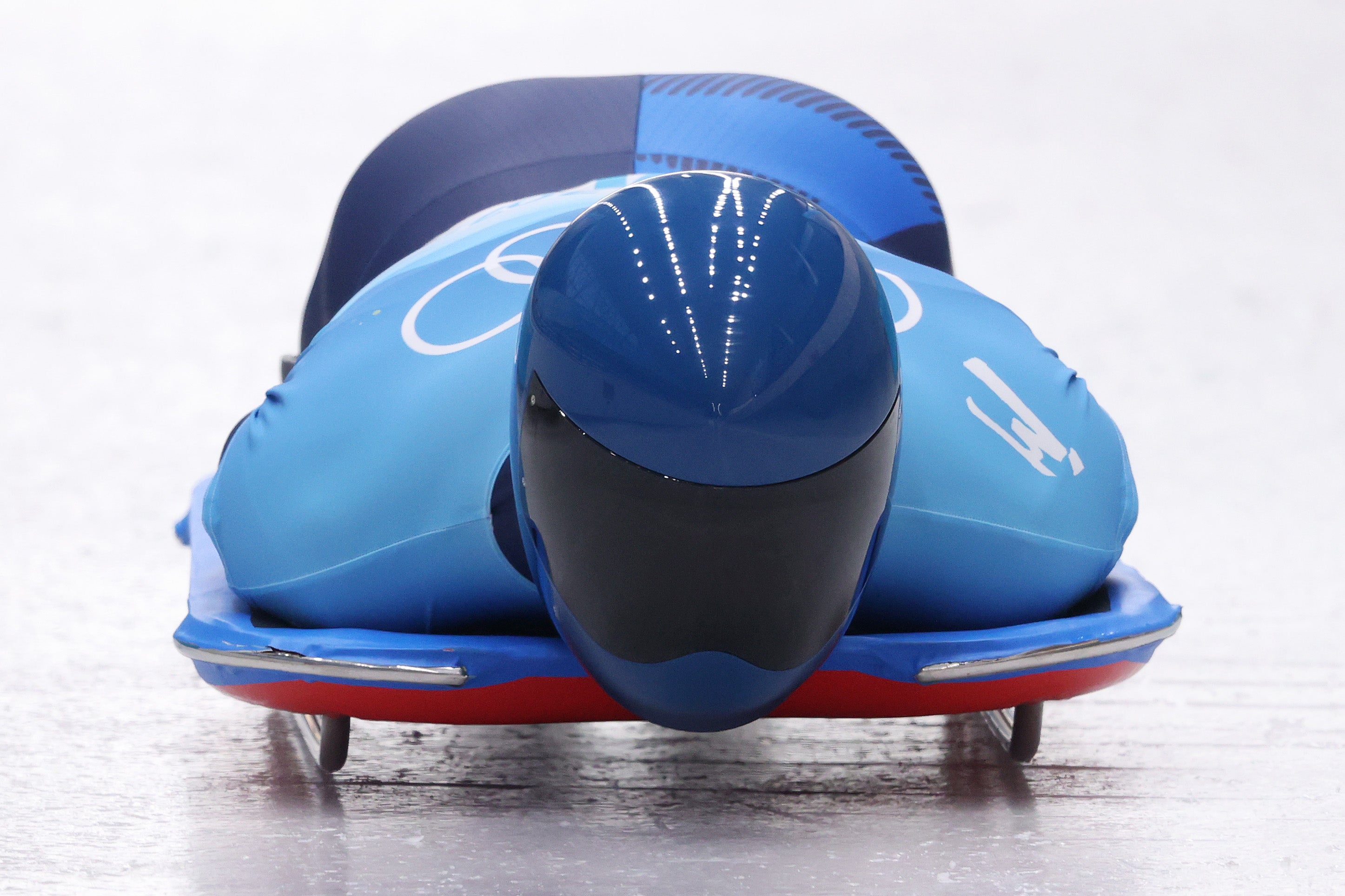 Matt Weston lies 13th at the halfway stage of the men’s skeleton