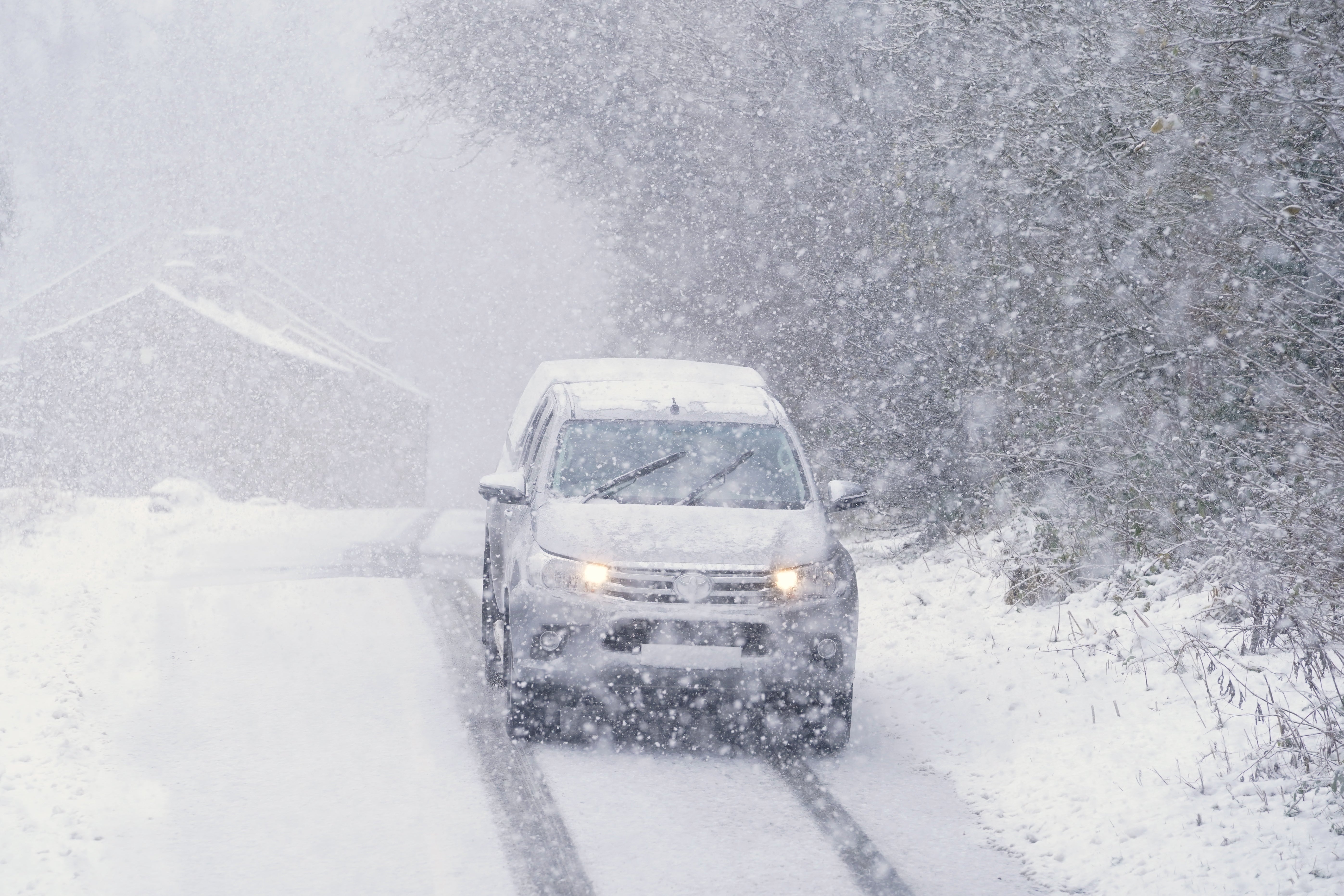 Snow has been forecast in parts of the country