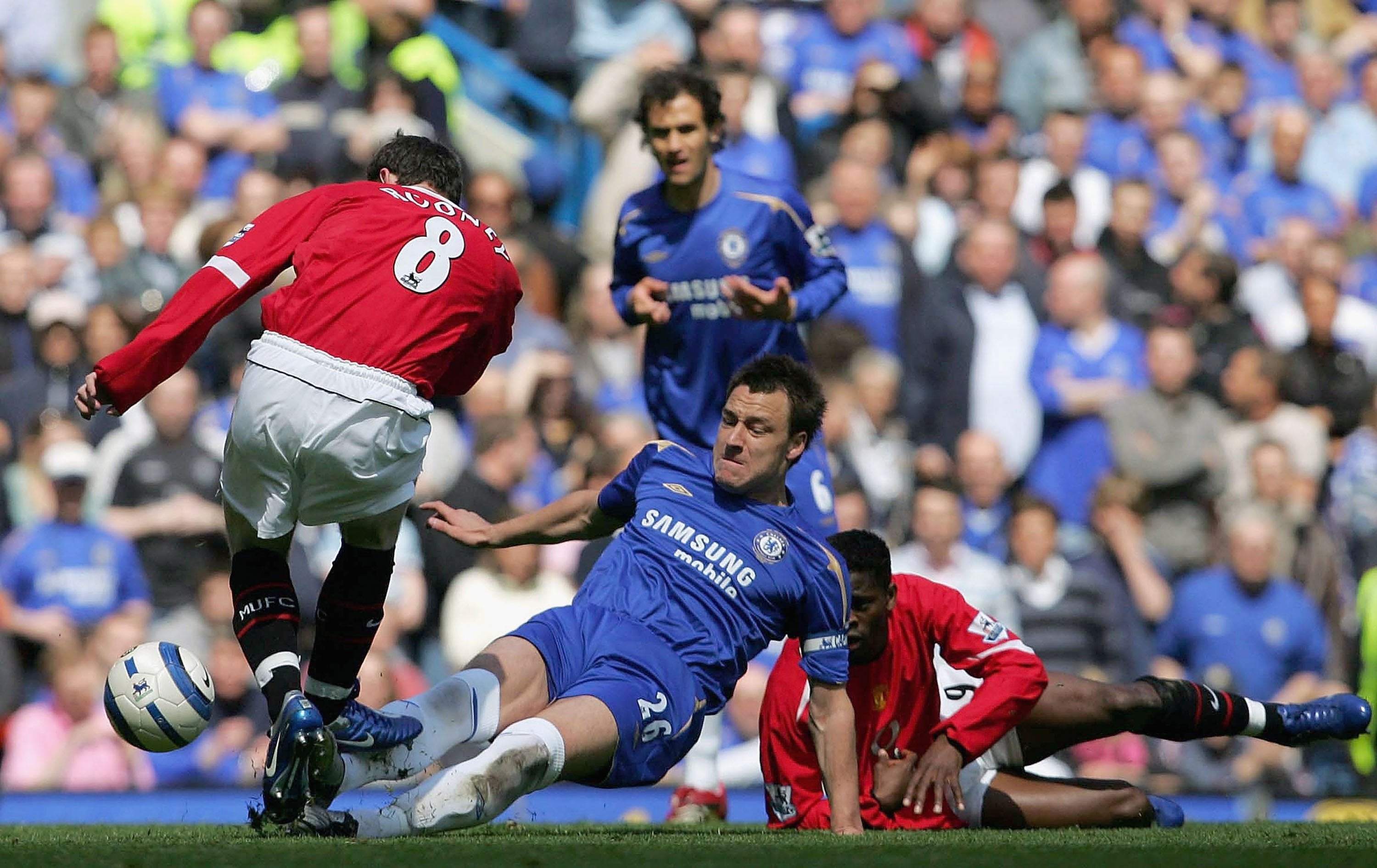 Rooney wore longer studs against Chelsea in 2006 with a view of hurting a player