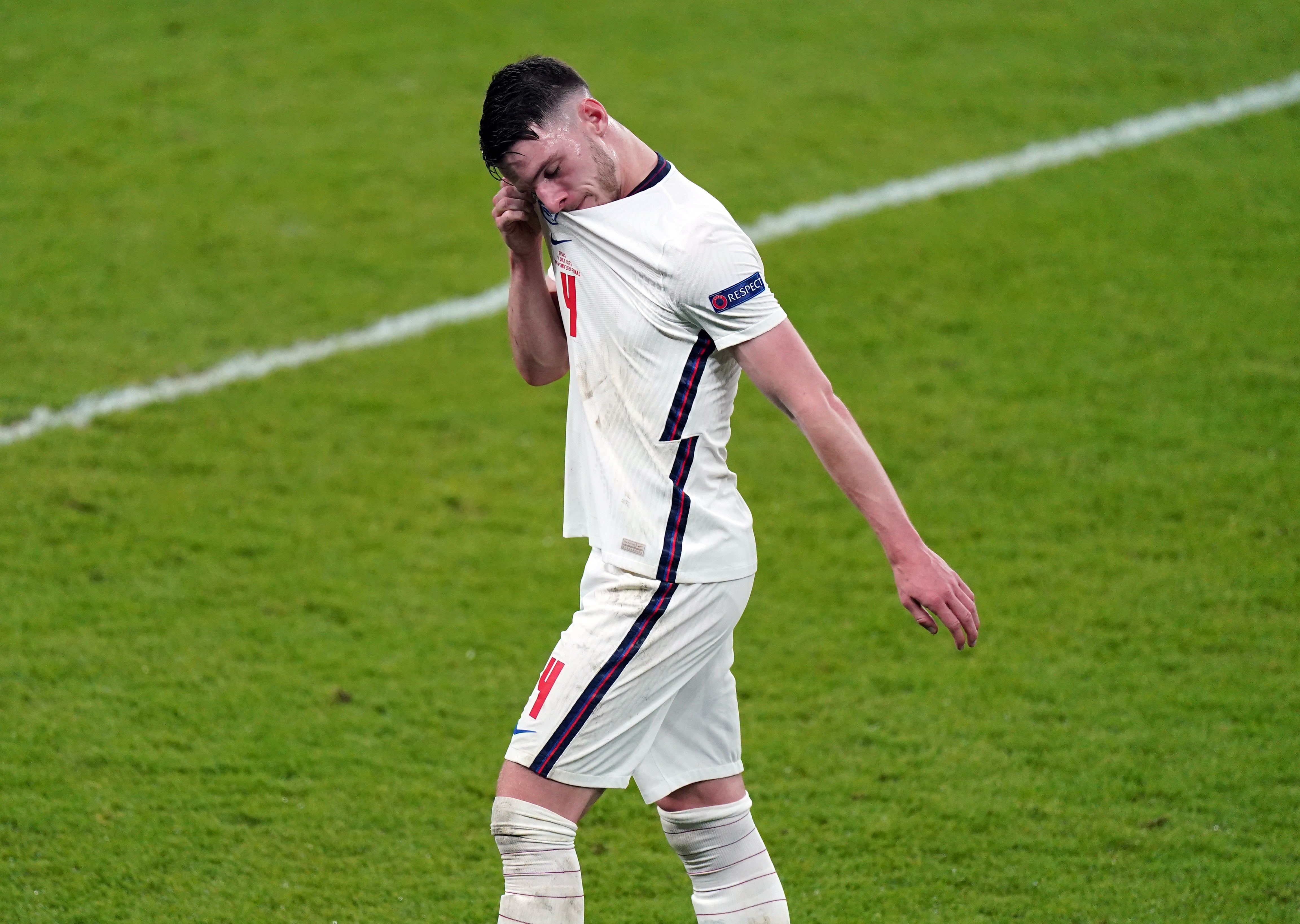 Rice said England’s Euro 2020 final defeat to Italy was the lowest moment of his career (Mike Egerton/PA)