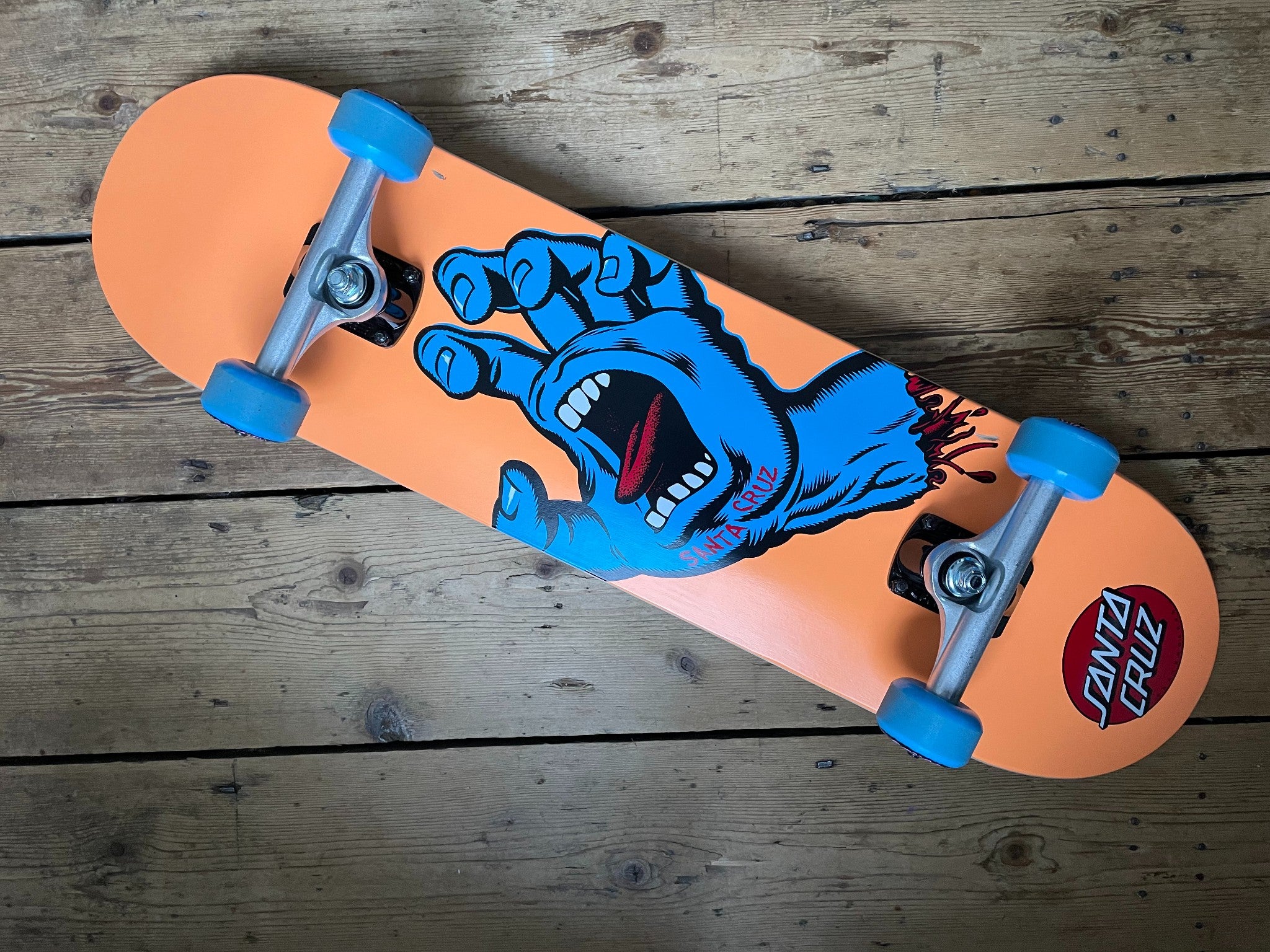 Santa Cruz screaming hand skateboard  indybest