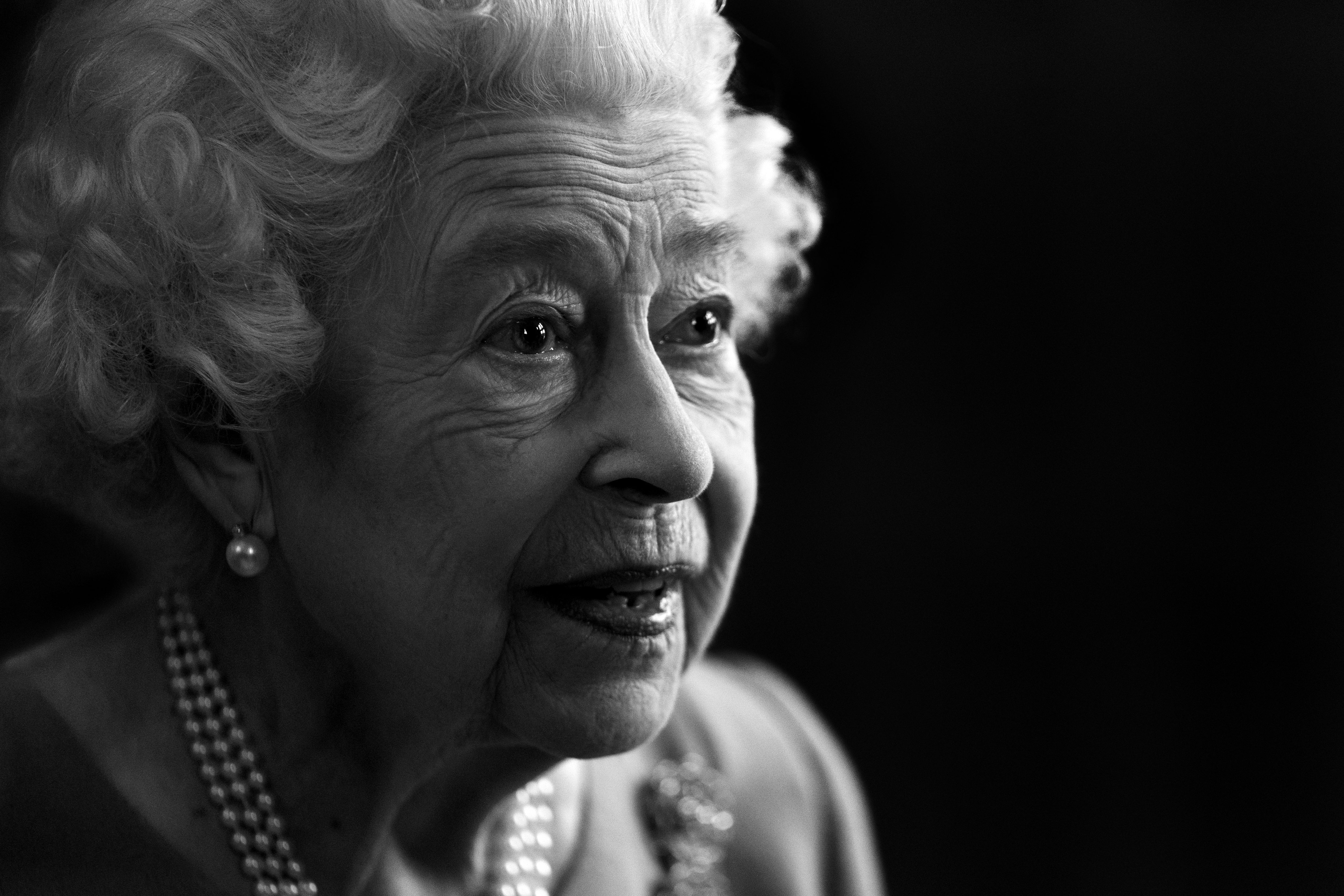 The Queen during a reception in the Ballroom of Sandringham House (Joe Giddens/PA)