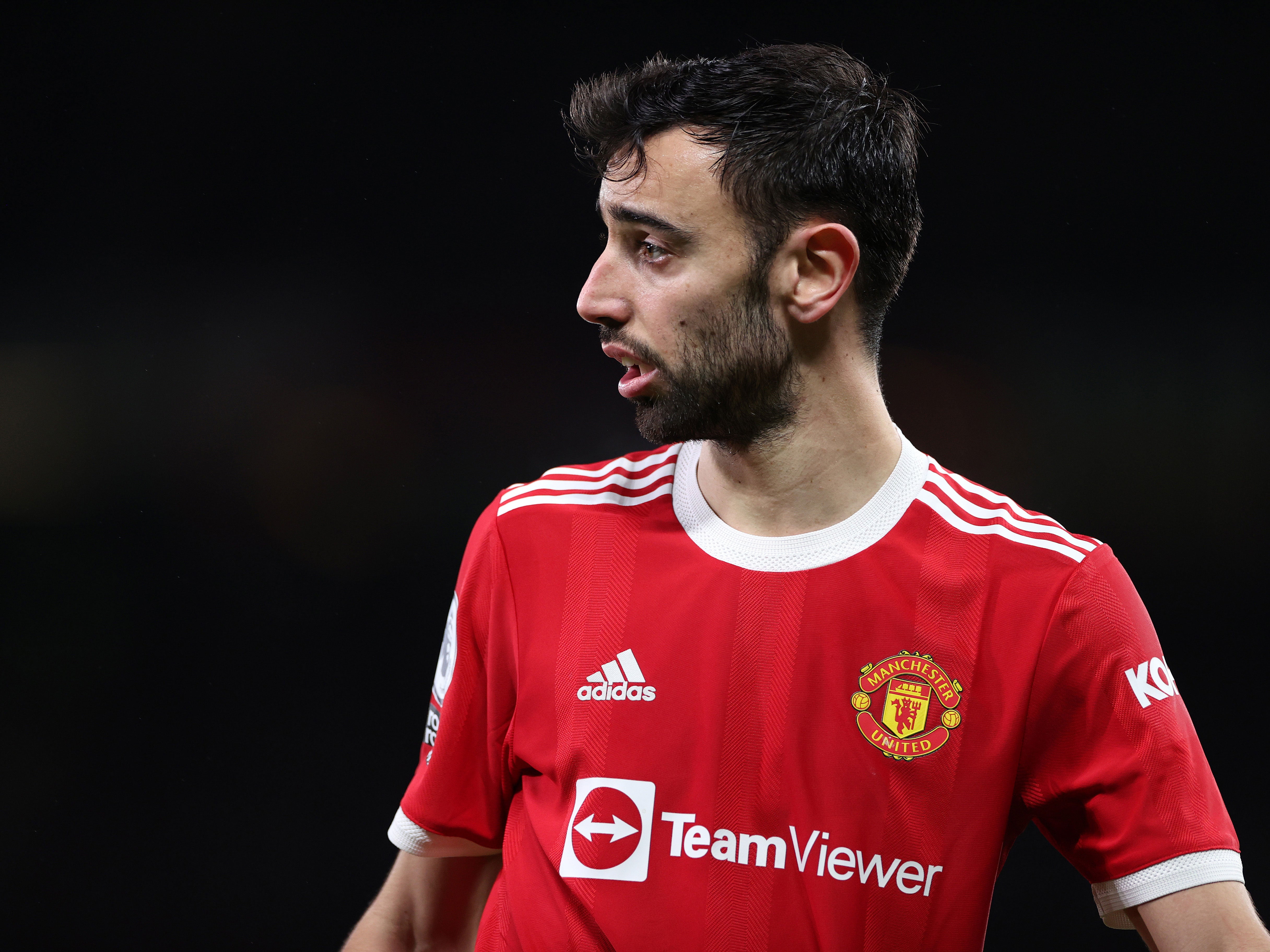 Manchester United midfielder Bruno Fernandes