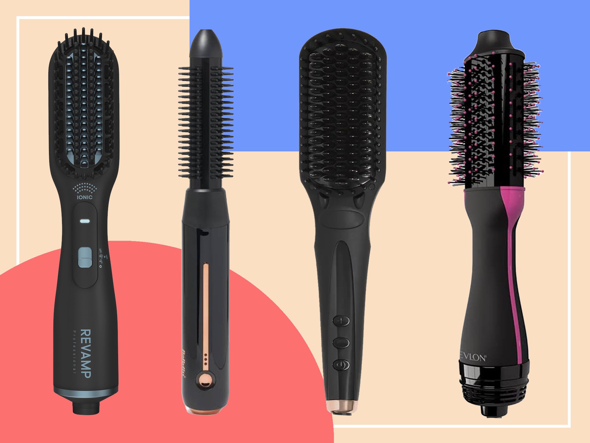 Swapping your straightening iron for a brush is a smart move if you’re dealing with heat damage