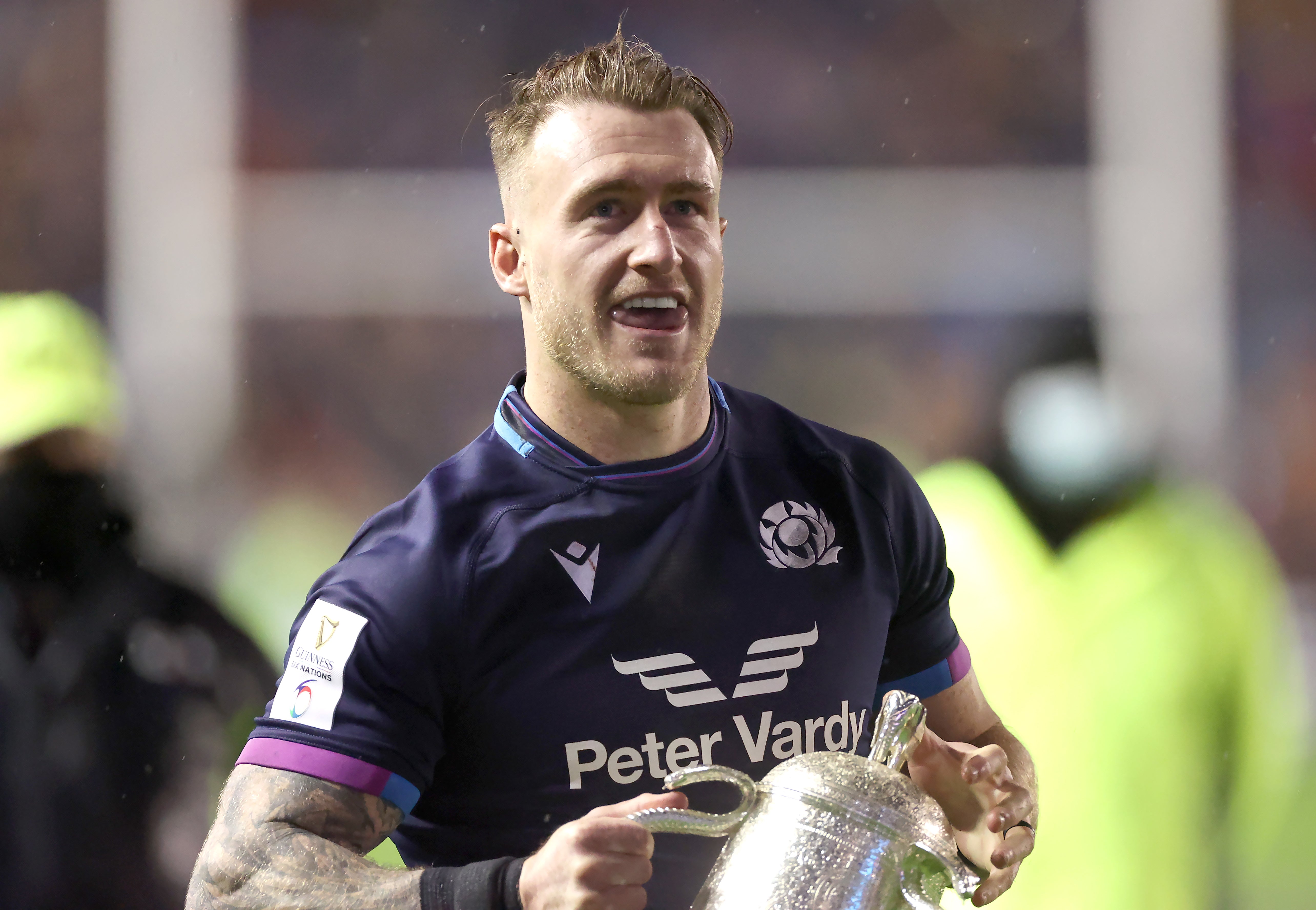 Stuart Hogg is relishing Scotland’s trip to Cardiff (Steve Welsh/PA)