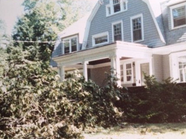 The Dutch Colonial at 657 Boulevard in upscale Westfield, NJ was built in 1905 and bought by the Broaddus family in 2014; it’s pictured during the time it was occupied by the Bakes family, who had no issues while living there and even considered buying it back