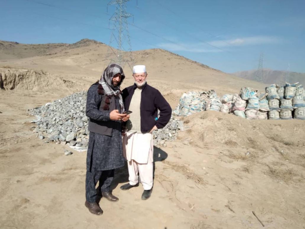 Peter Jouvenal (right) is being held in jail in Afghanistan (Peter Jouvenal/PA)