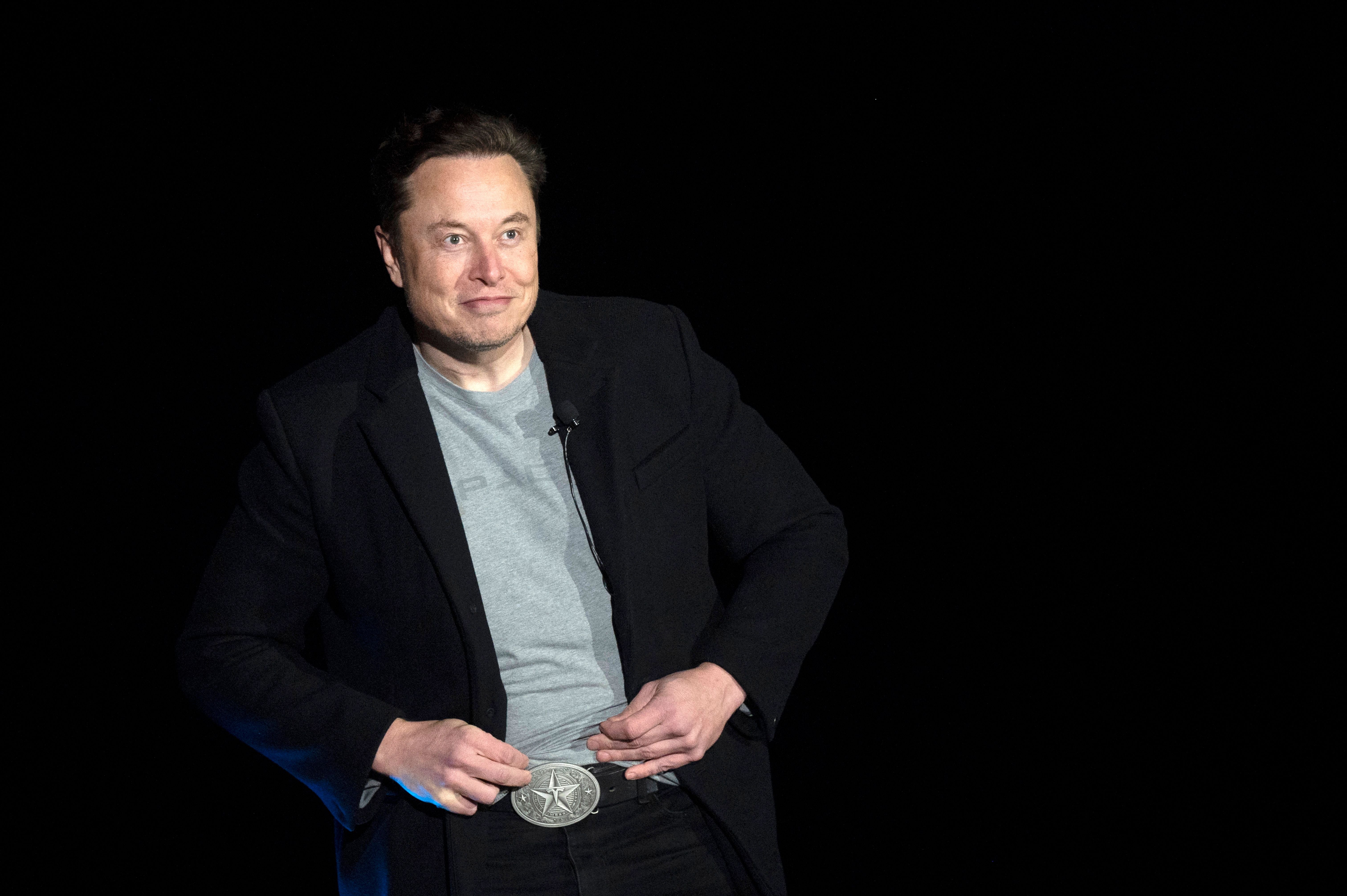 Elon Musk speaking about the Starship spacecraft and Mars colonization at a 10 February event at SpaceX’s Starbase facility in Boca Chica, Texas.