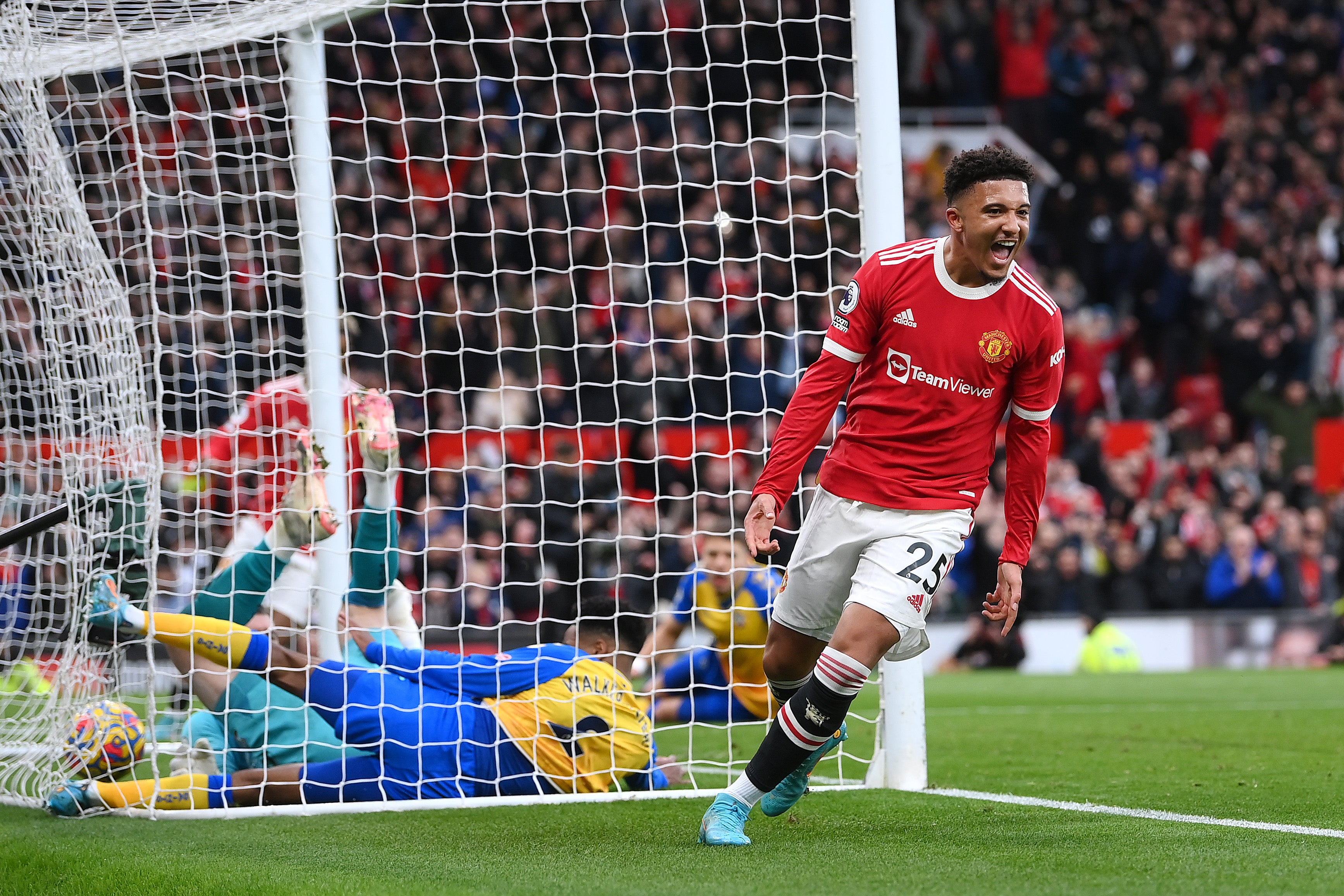 Sancho gave United a first-half lead but the home side couldn’t extend their advantage