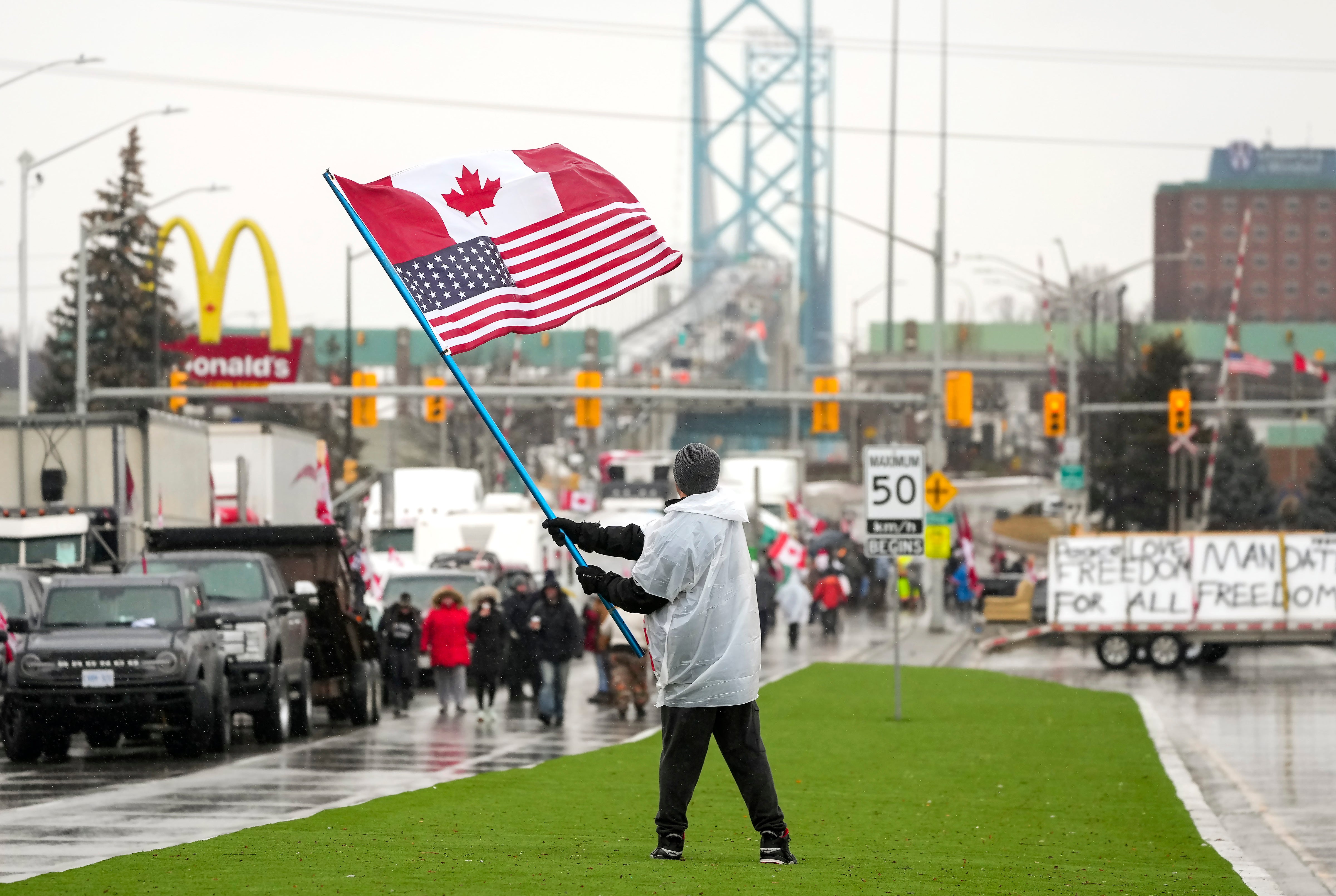 Virus Outbreak Canada Protests