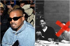 Kanye West crosses Pete Davidson out of Instagram photo amid Kid Cudi feud