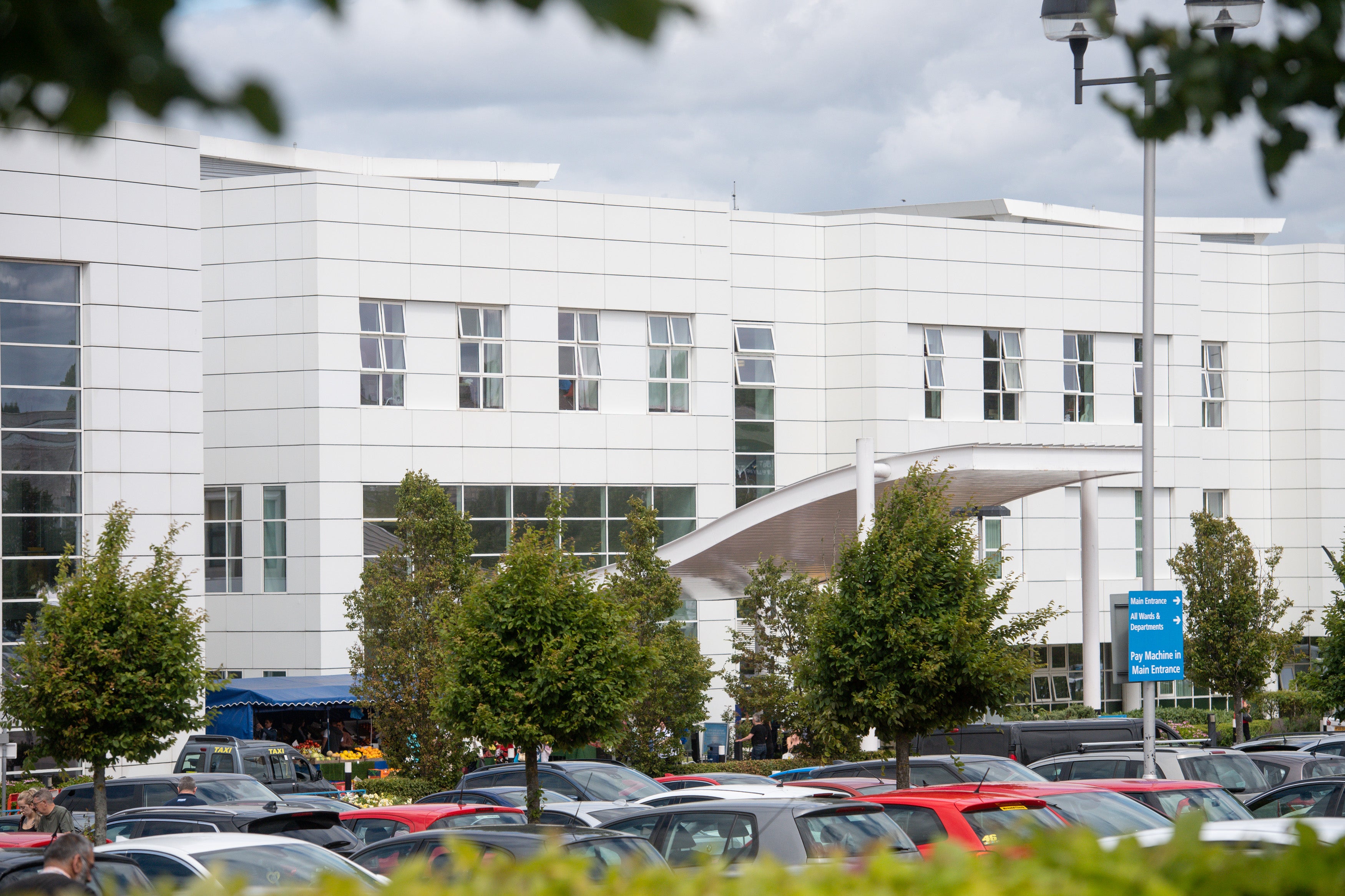 Russells Hall Hospital in Dudley where the doctor had worked pictured (Jacob King/PA)