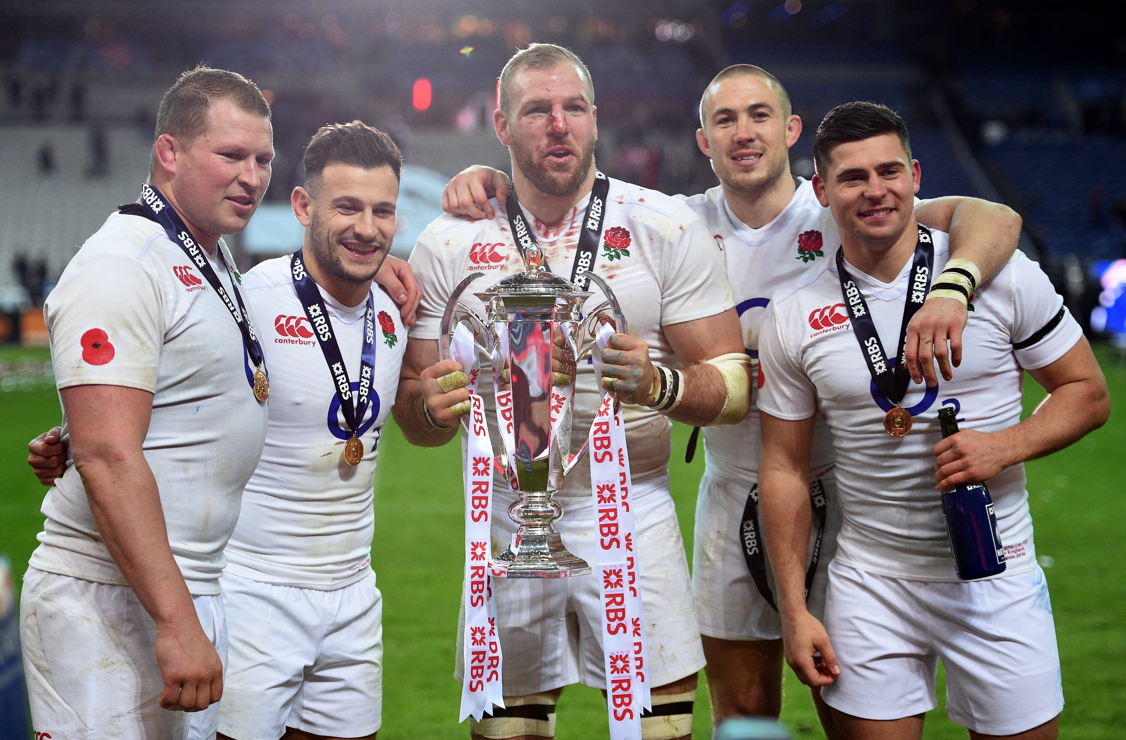 Youngs, right, is a four-time Six Nations winner (Andrew Matthews/PA)