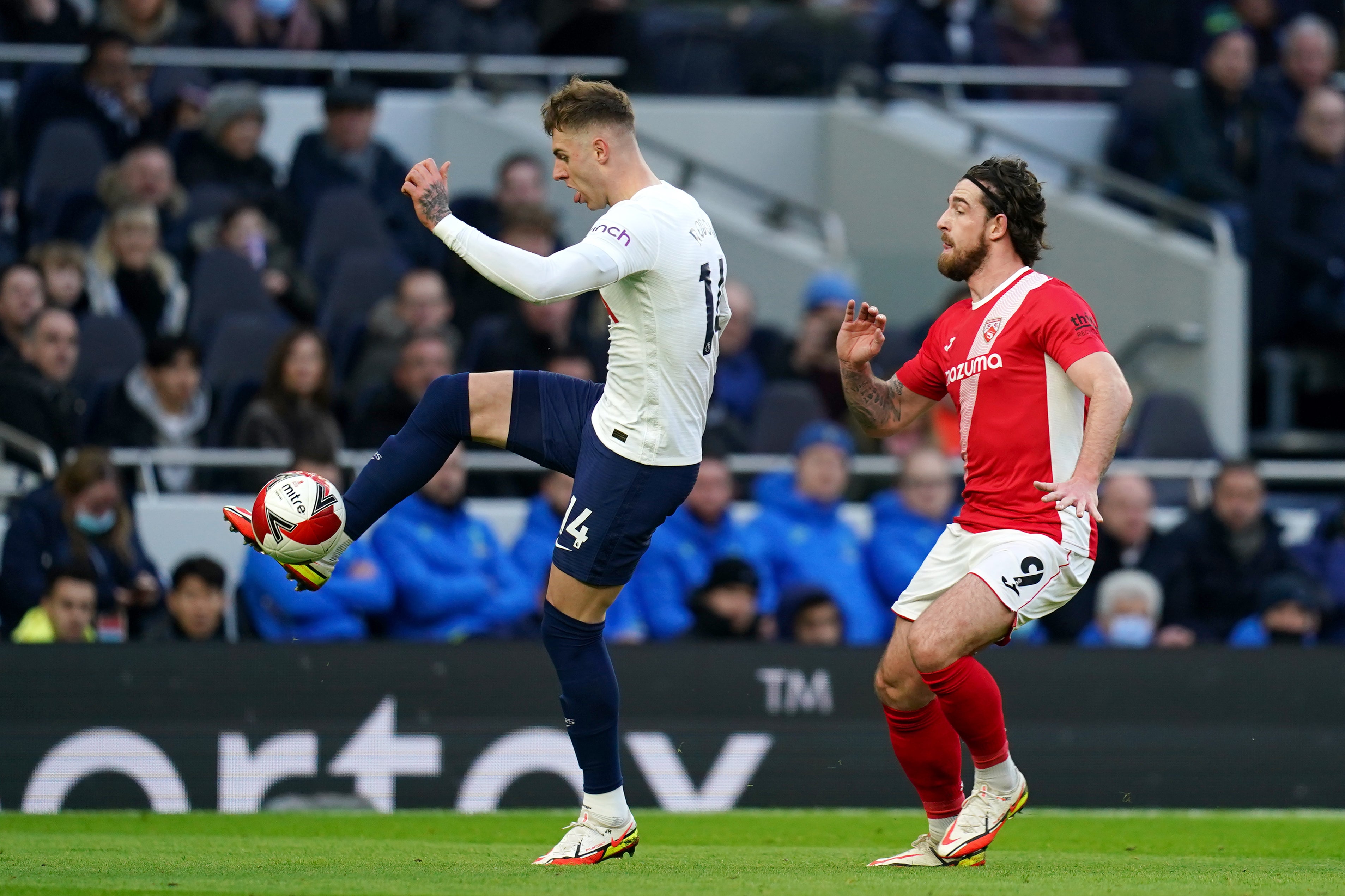 Joe Rodon, pictured, appears to be out of favour under Antonio Conte (John Walton/PA)