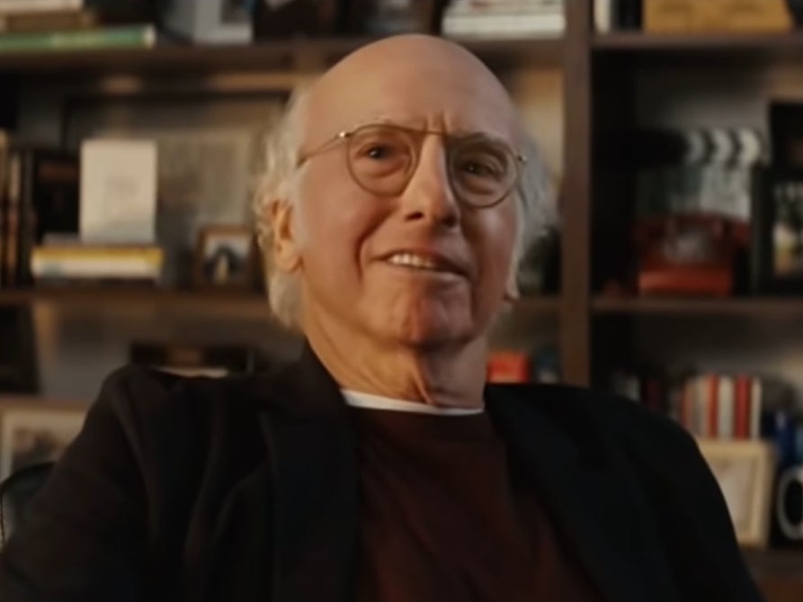 Larry David, as seen in the Super Bowl advert for cryptocurrency FTX