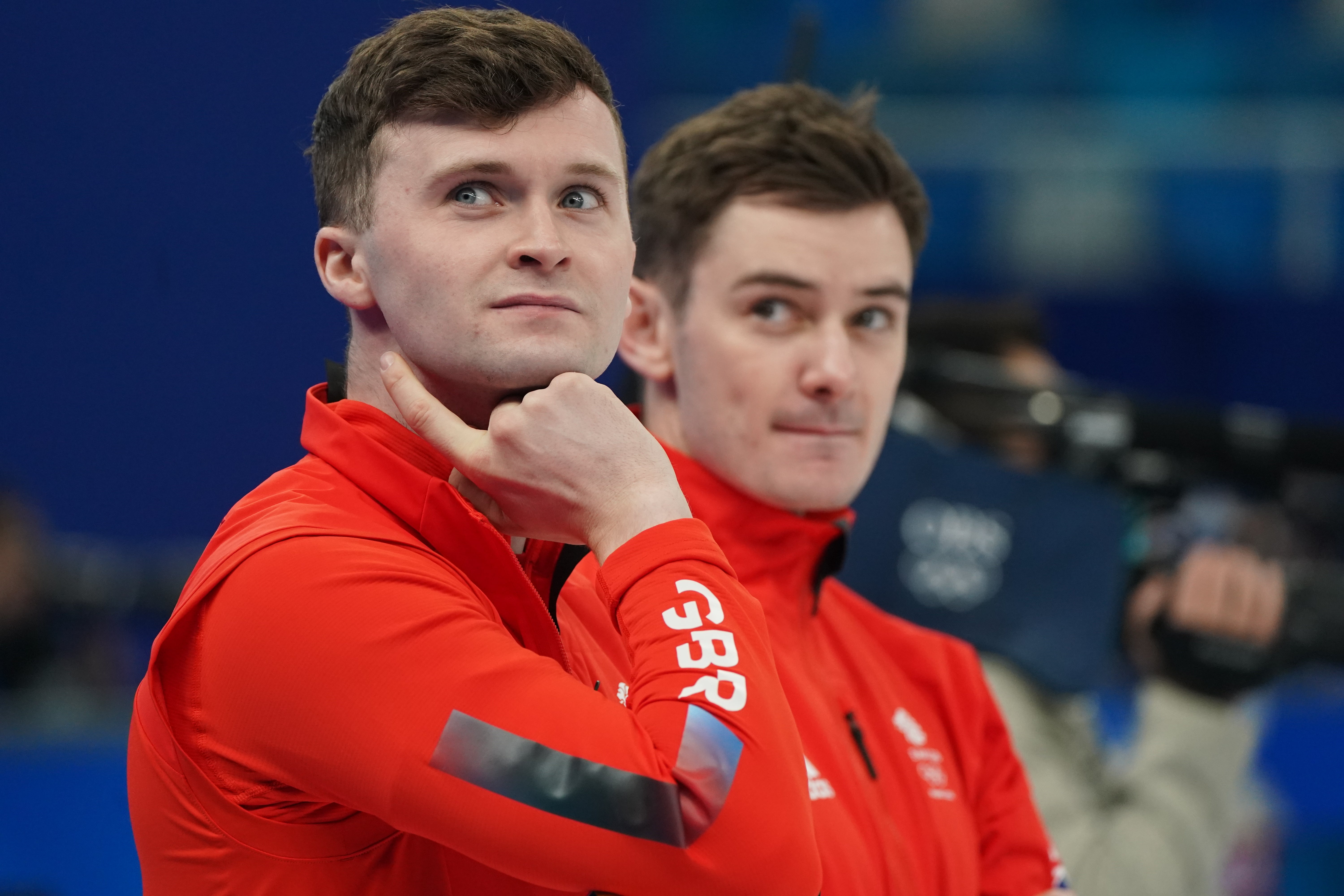 Bruce Mouat, left, and Grant Hardie are planning victory over Sweden (Andrew Milligan/PA)