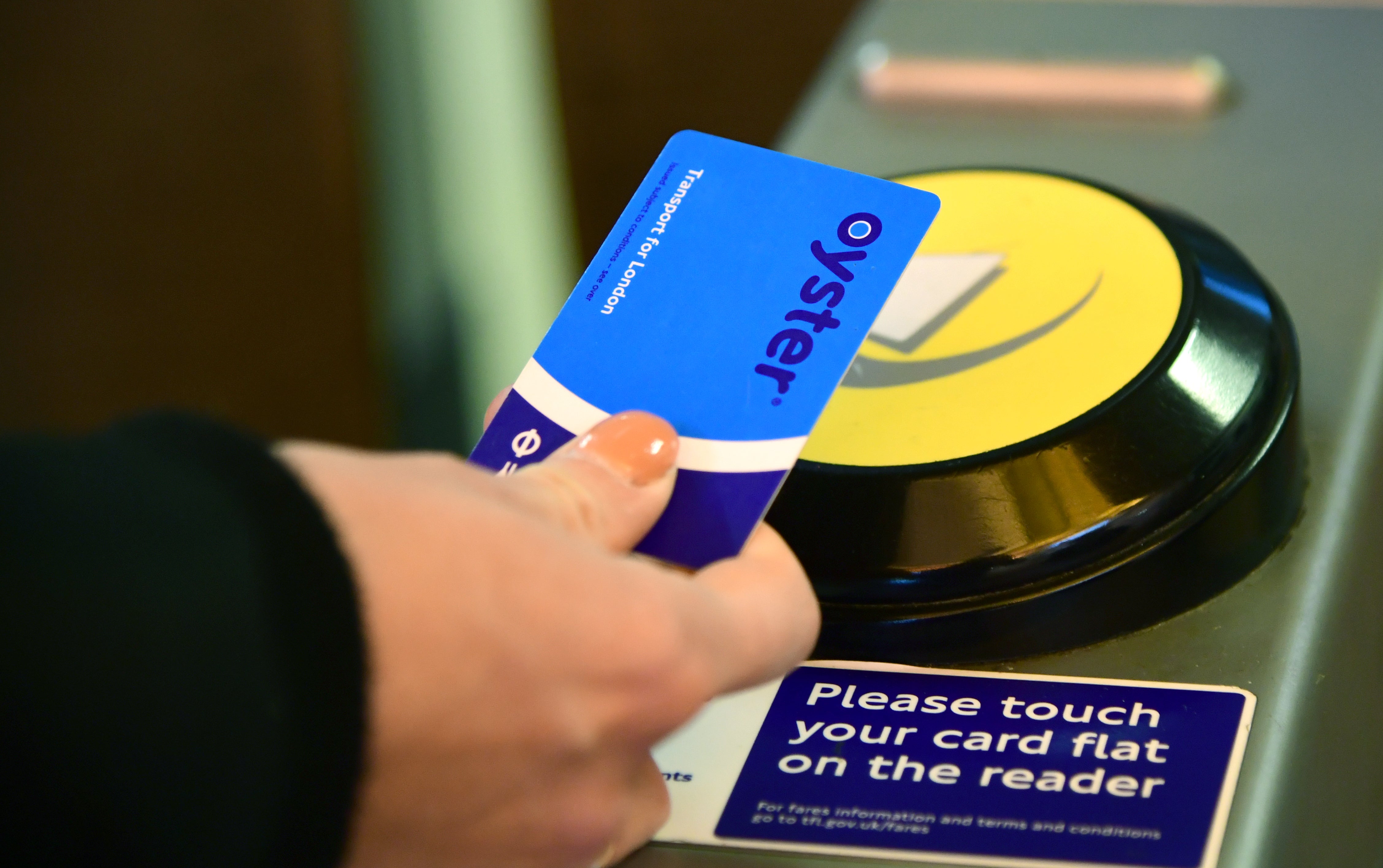 Tube fares will increase by 10p in zone one and between 10p to 30p across the rest of the Tube network (Ian West/PA)