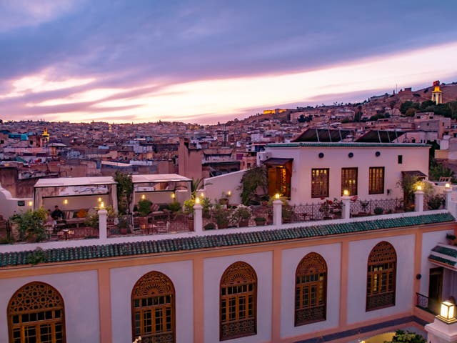 <p>Gaze out over Fes from Palais Amani</p>
