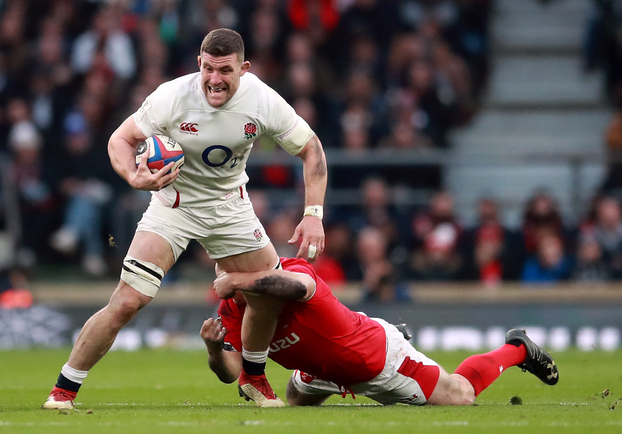 Mark Wilson in action for England against Wales (Adam Davy/PA)