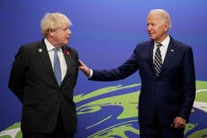 Boris Johnson and Joe Biden warn of ‘protracted crisis’ for Russia if it invades Ukraine 