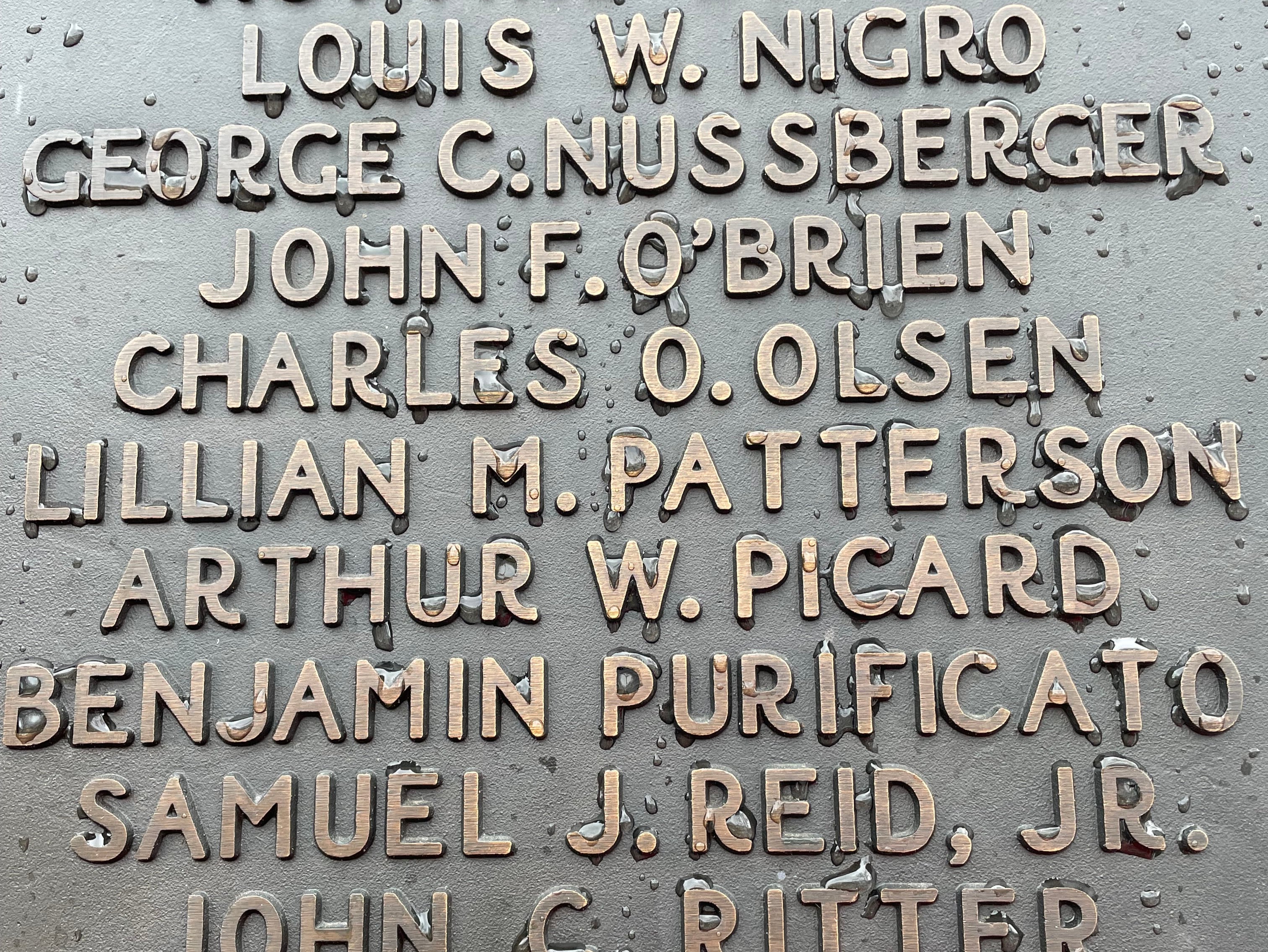 Odd one out: the memorial in Brooklyn’s Saratoga Park