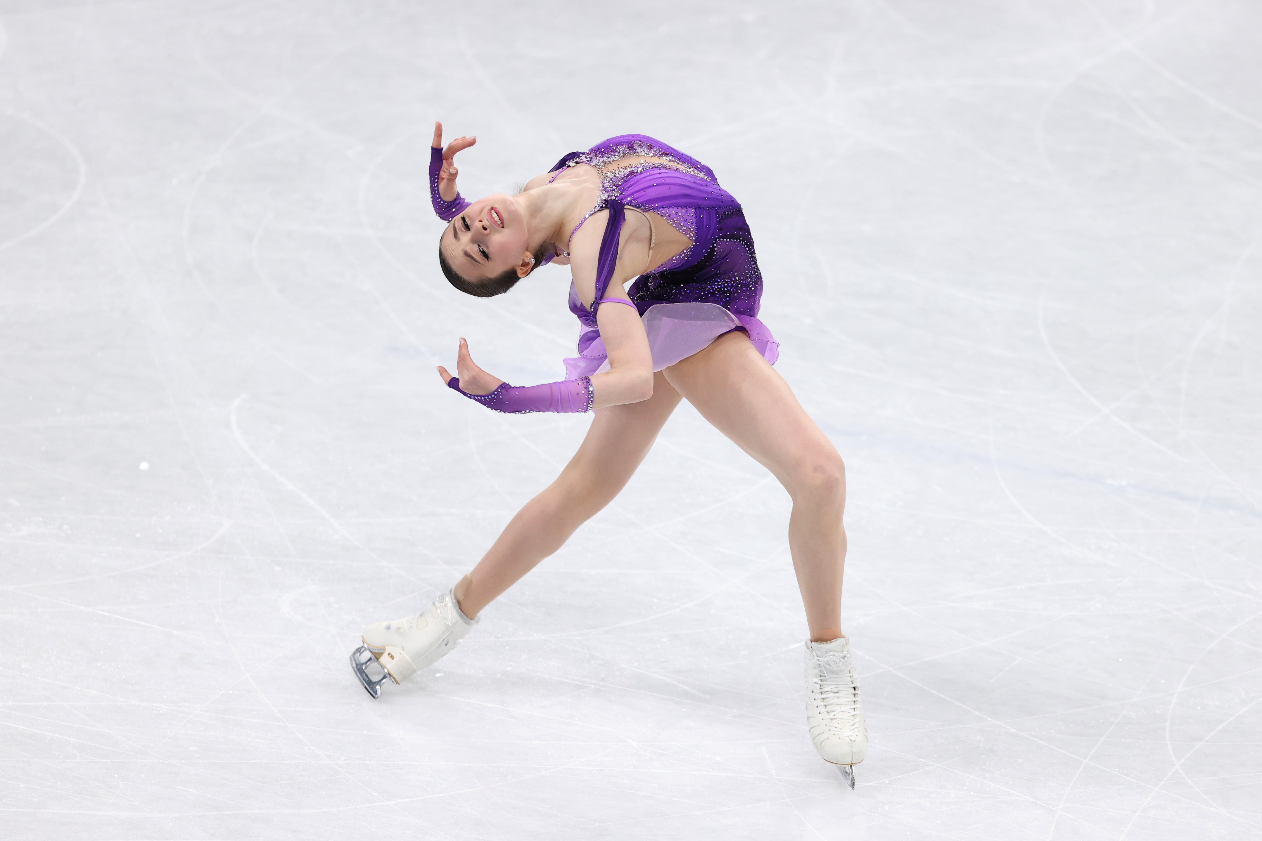 Valieva returned to the ice in Beijing