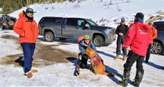 Hero mother watches avalanche sweep away son, then skis down to dig him out