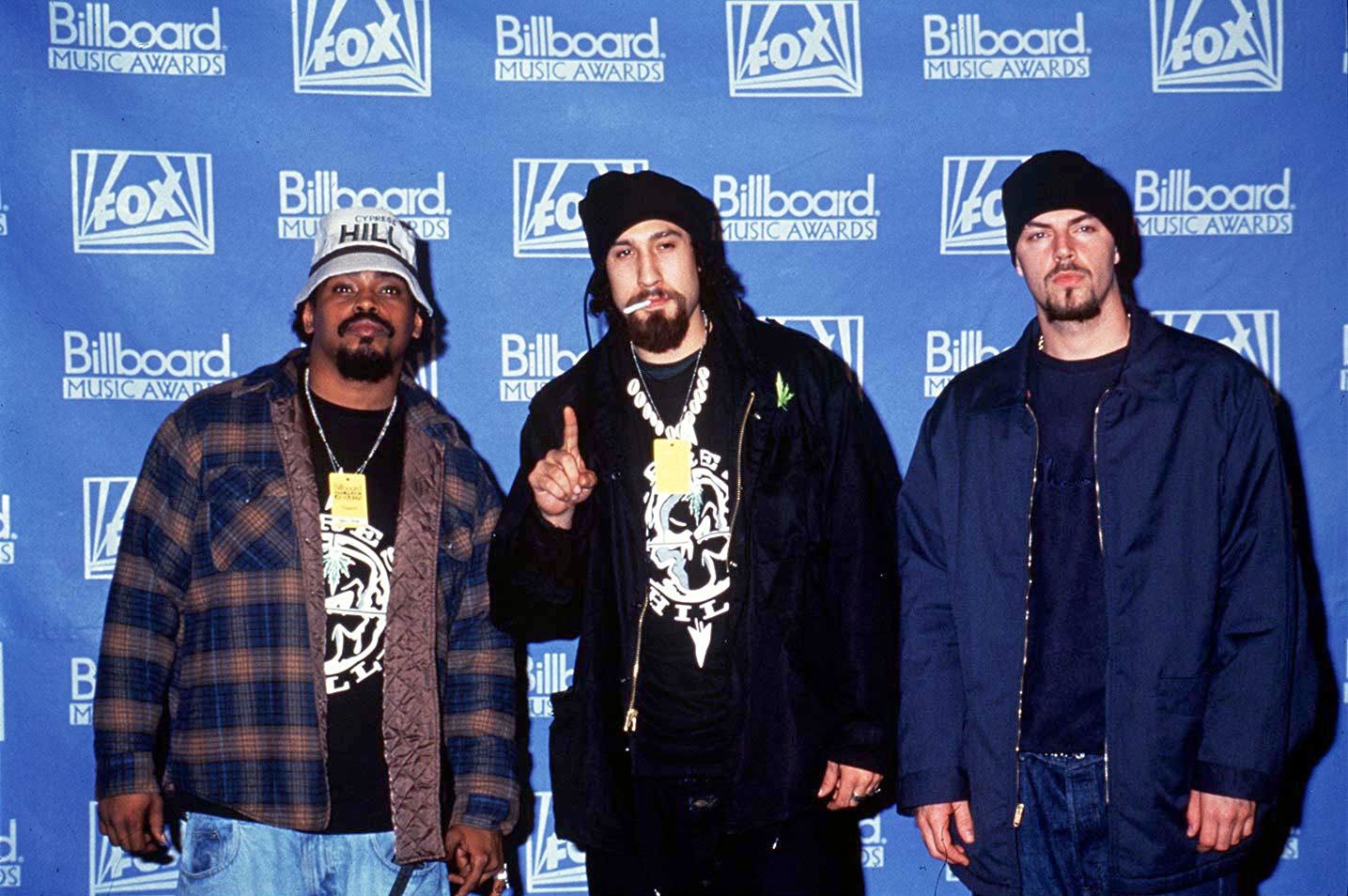 Where there’s a Hill (l-r): Sen Dog, B-Real and DJ Muggs at the 1993 Billboard Music Awards