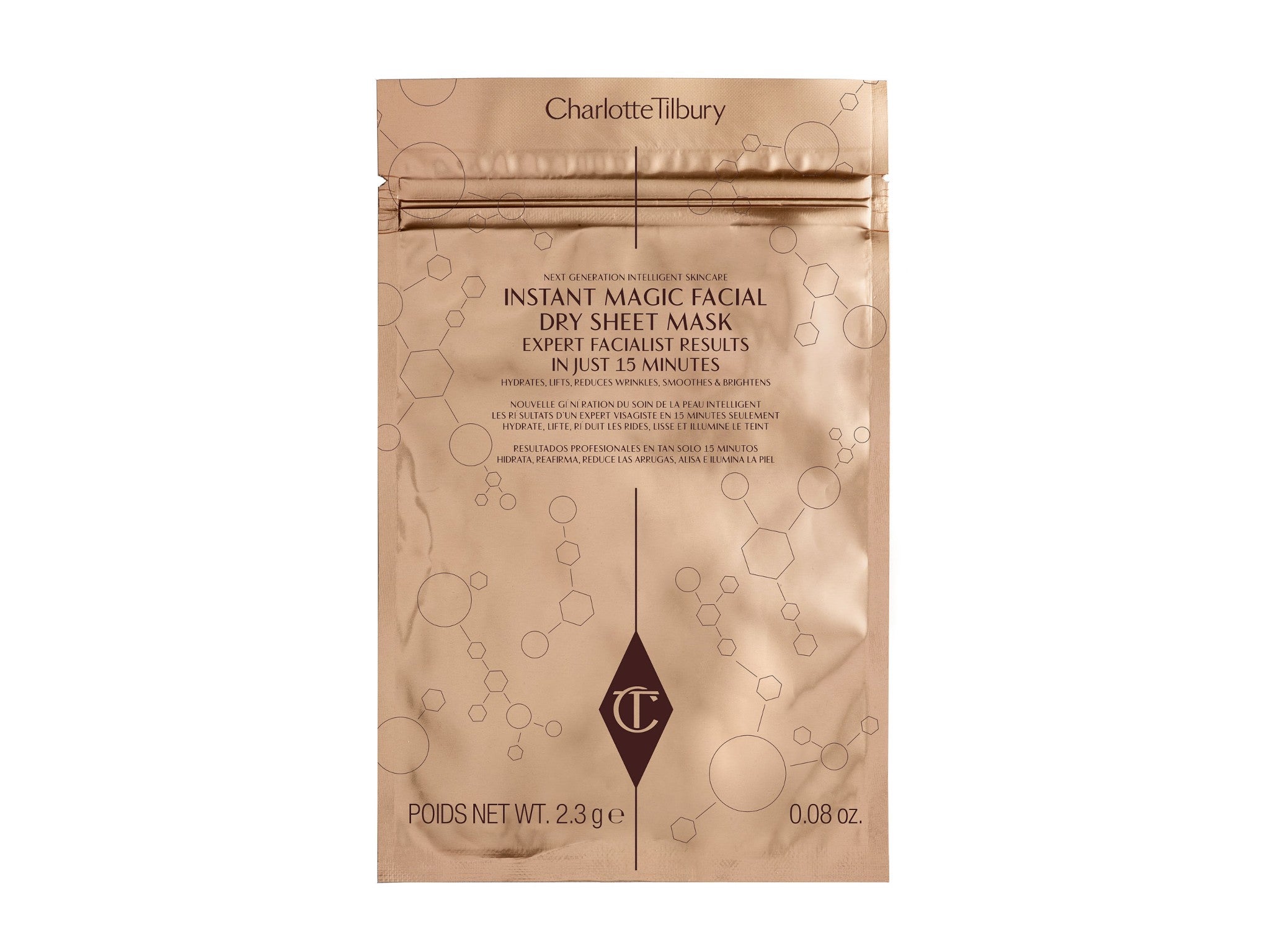 Charlotte Tilbury instant magic facial dry sheet mask indybest