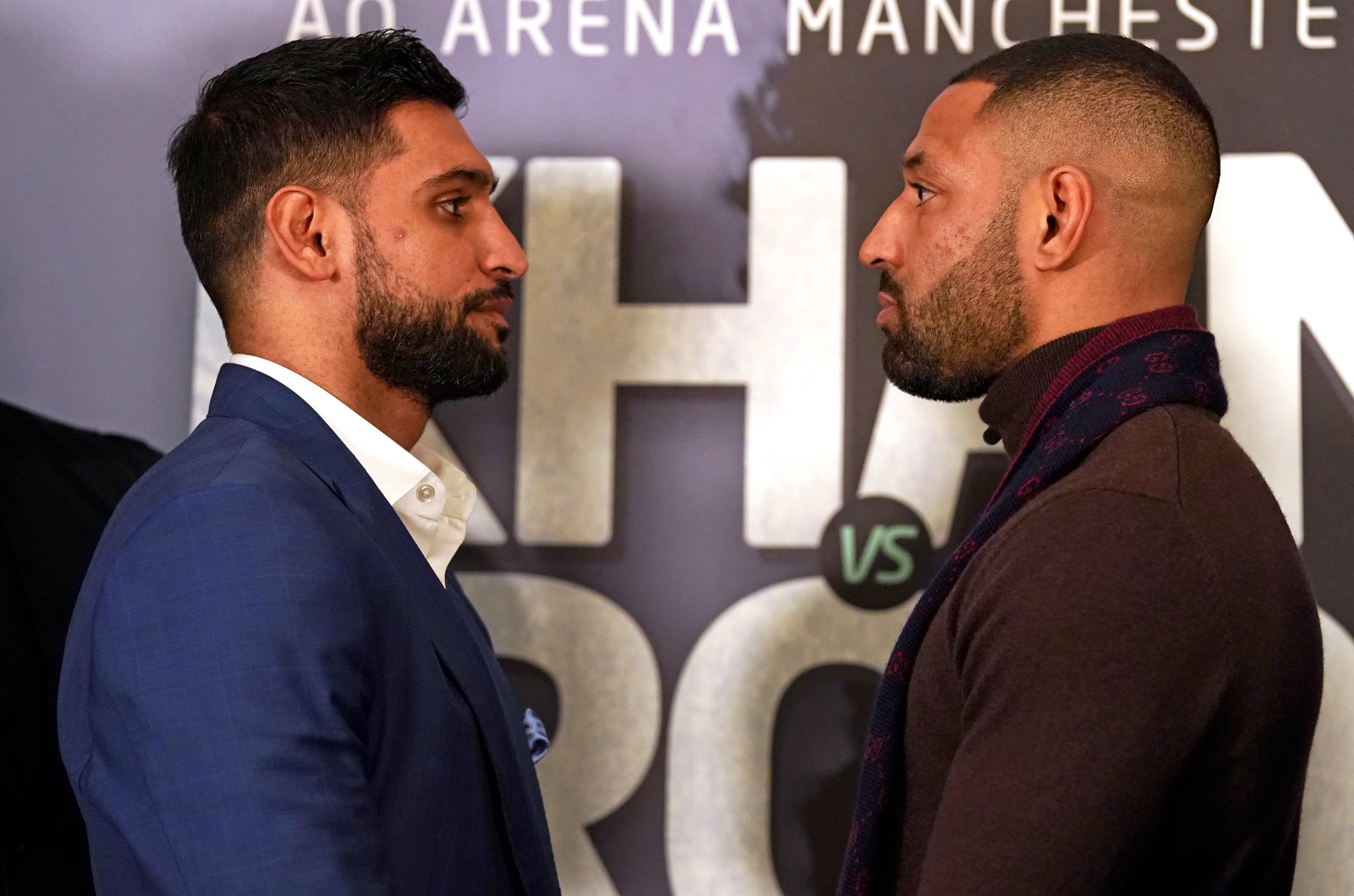 Amir Khan and Kell Brook go head-to-head this weekend (Steve Parsons/PA)