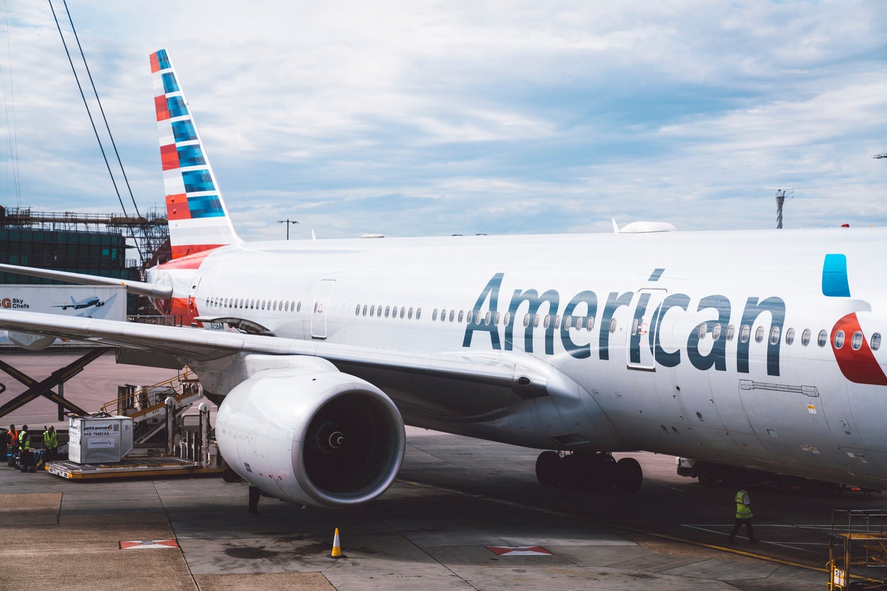 An American Airlines Boeing 777