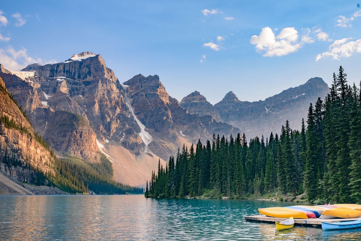 Lake Moraine, Banff National Park, Alberta, Canada