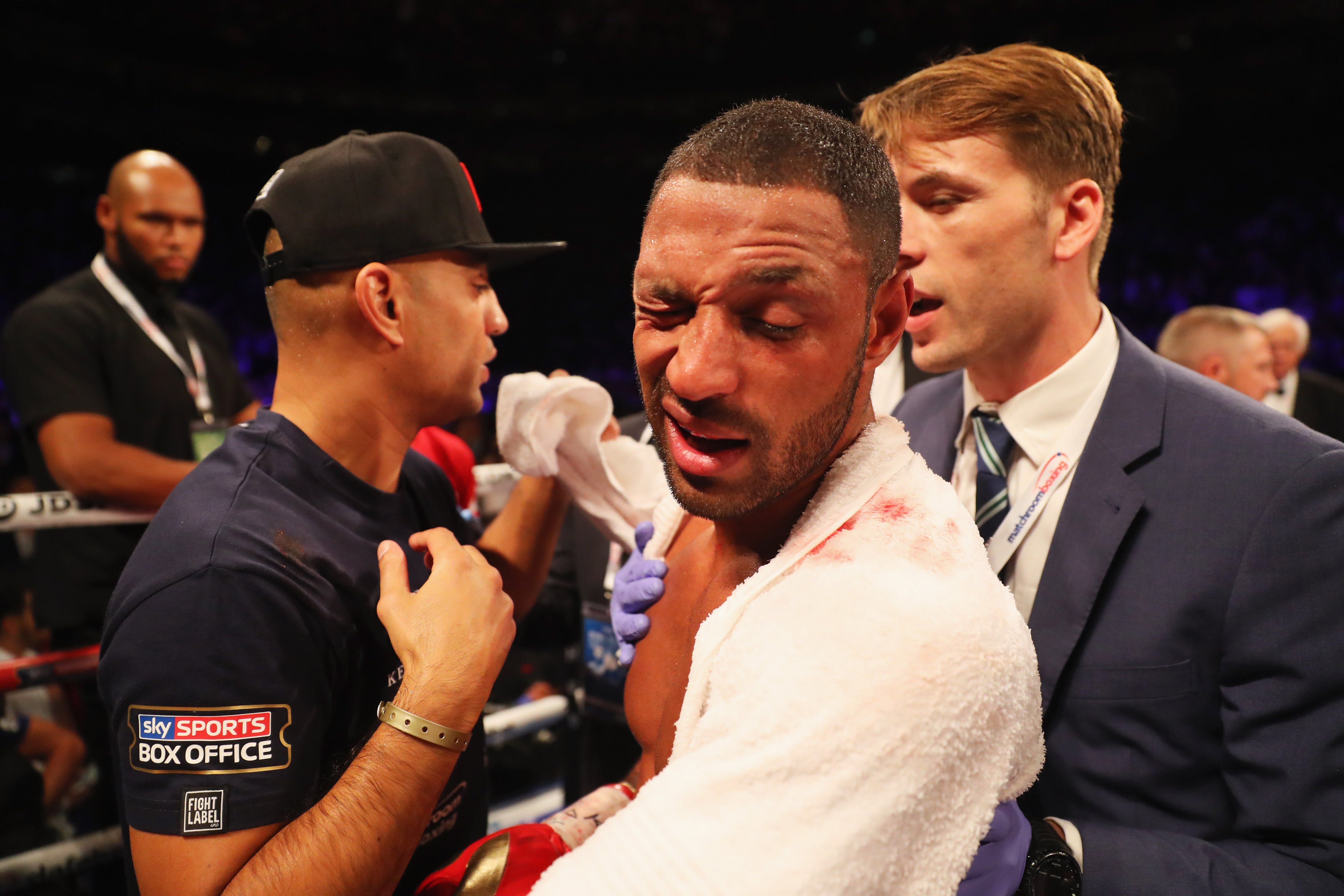 Kell Brook’s eye socket was badly damaged by Gennady Golovkin