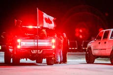 Four arrested for conspiracy to murder Canadian police at convoy border blockade