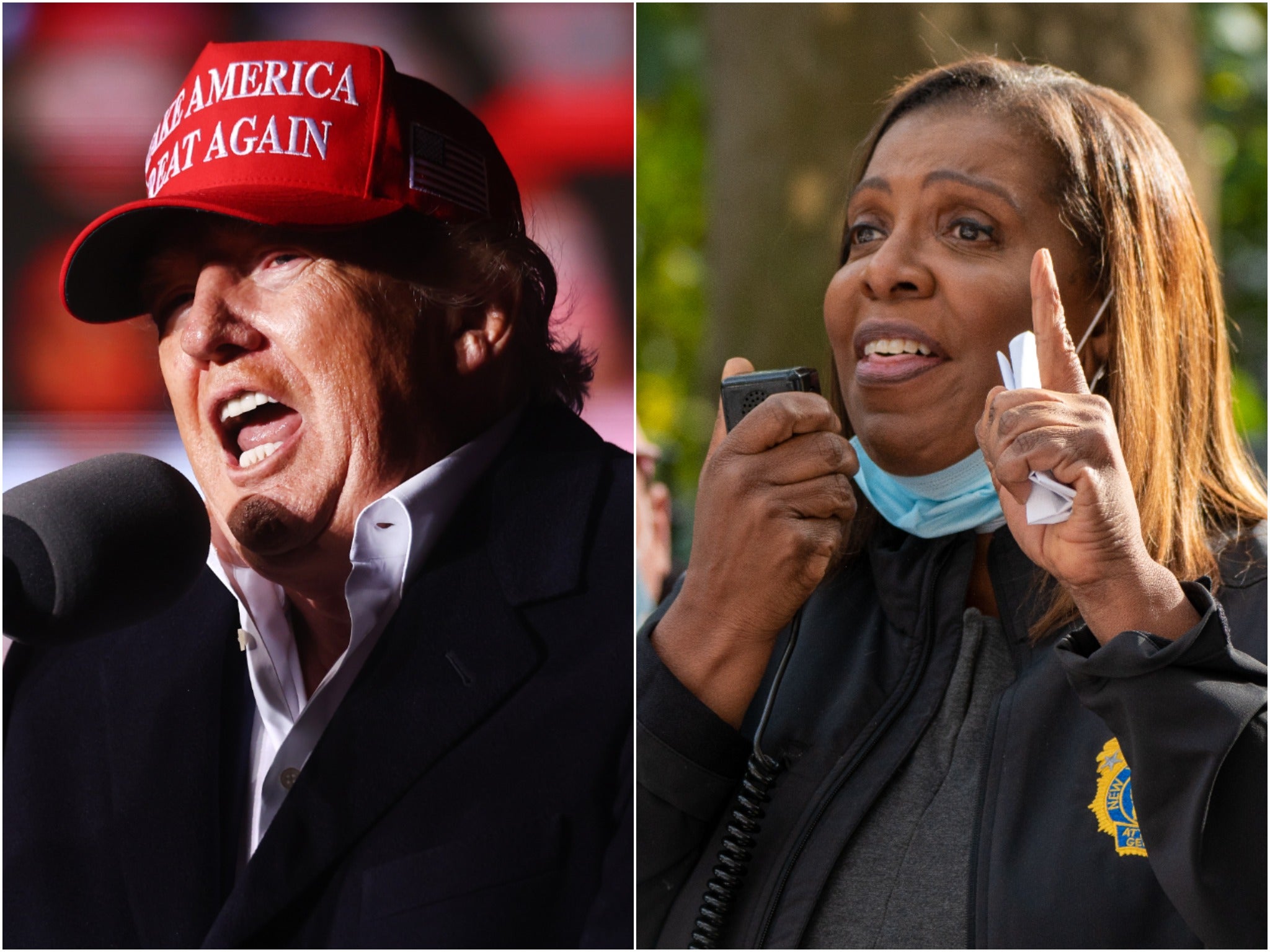 Trump decries the New York attorney general’s probe into him as ‘racist’